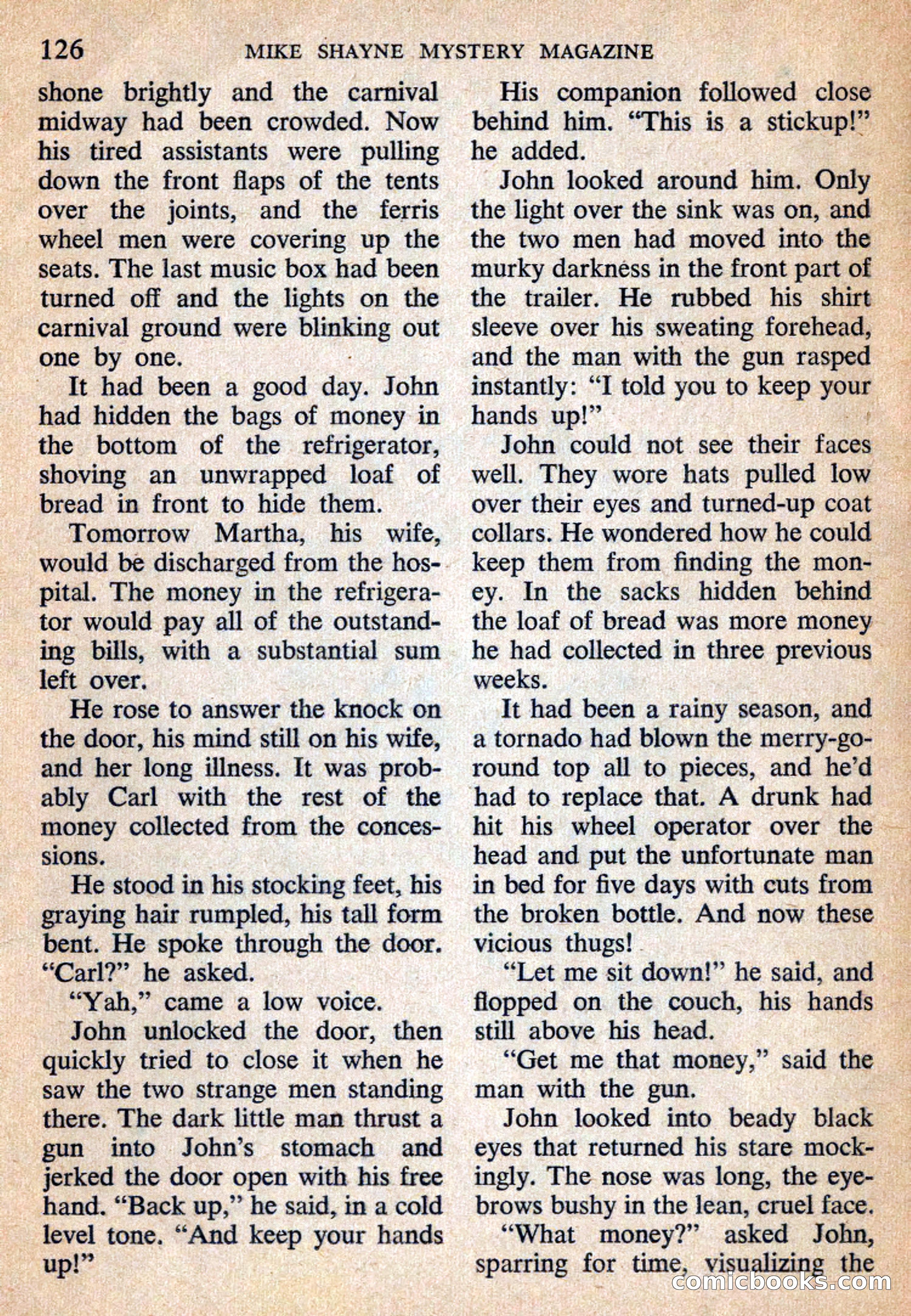Mike Shayne Mystery Magazine, July 1959 — page 128 of 132