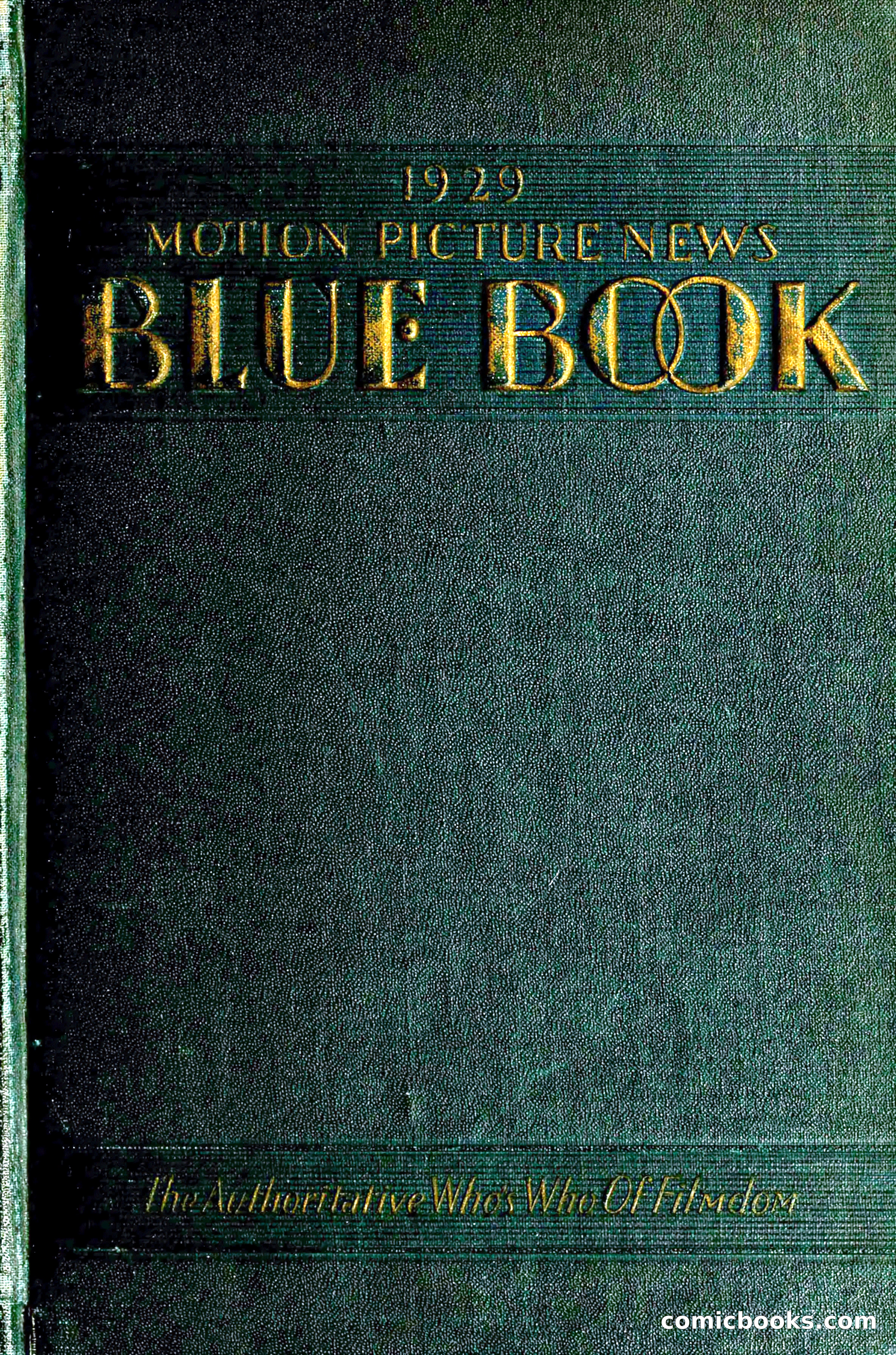 1929 Motion Picture News Blue Book — page 1 of 326