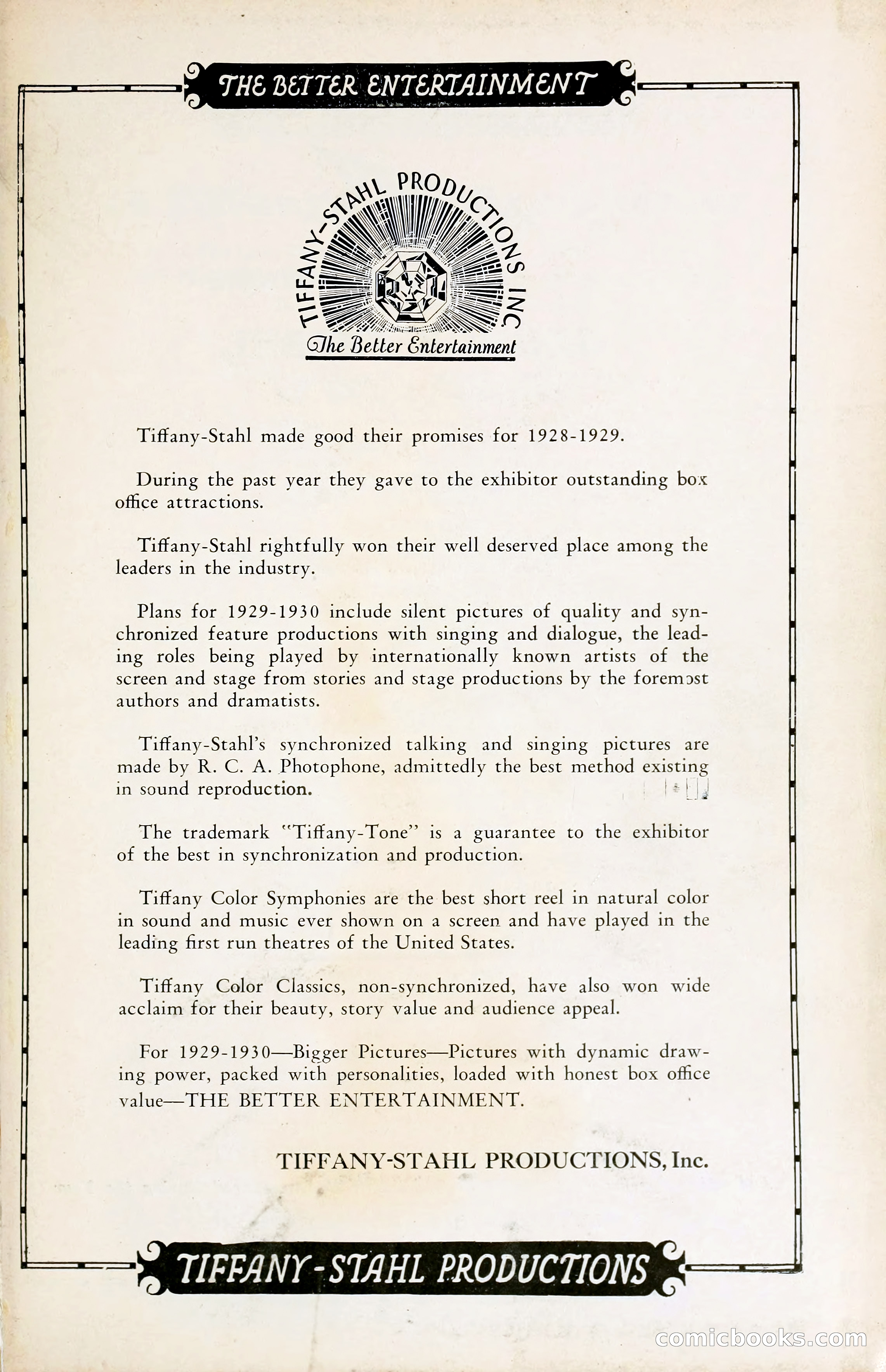 1929 Motion Picture News Blue Book — page 7 of 326