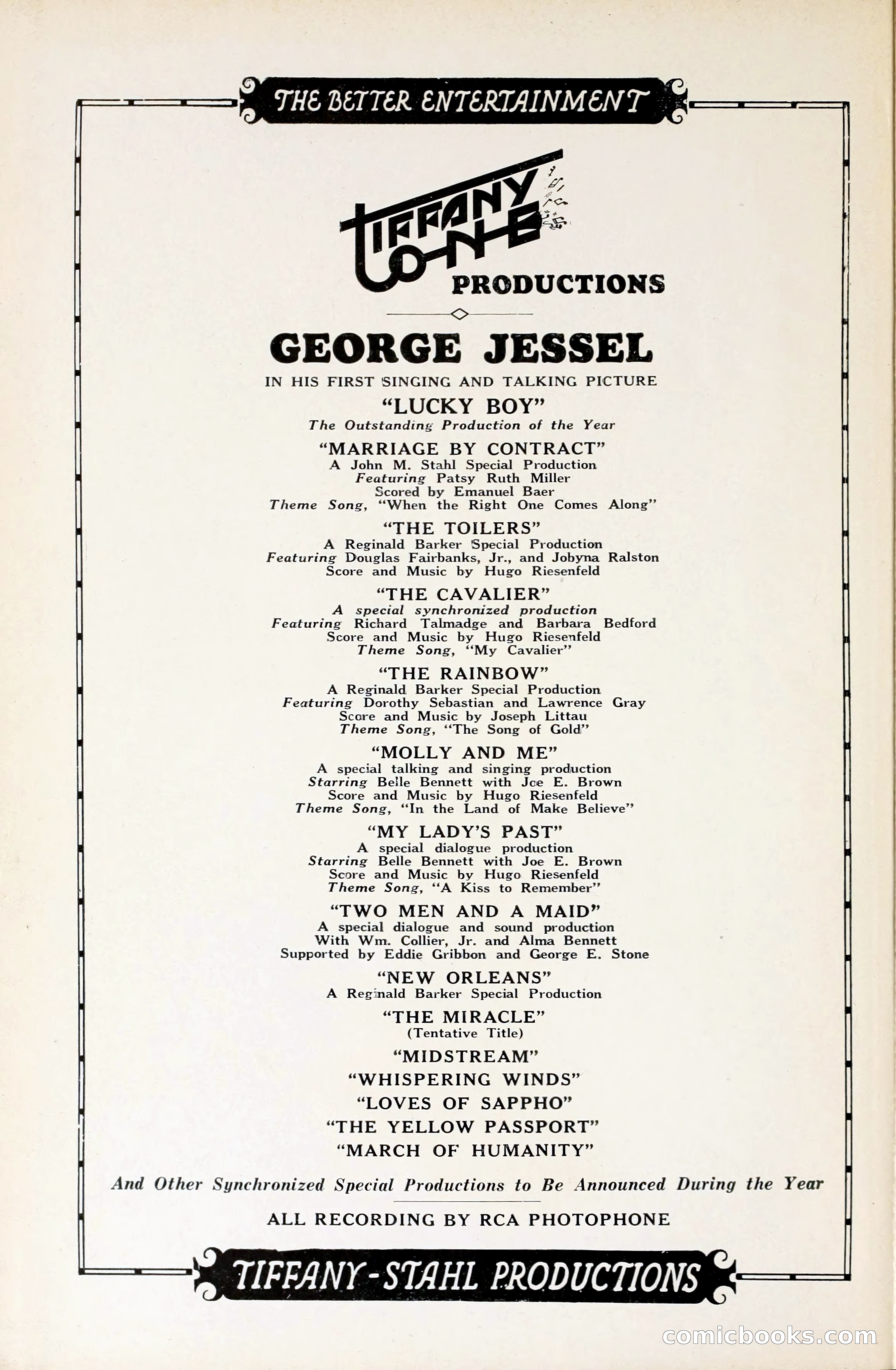 1929 Motion Picture News Blue Book — page 8 of 326