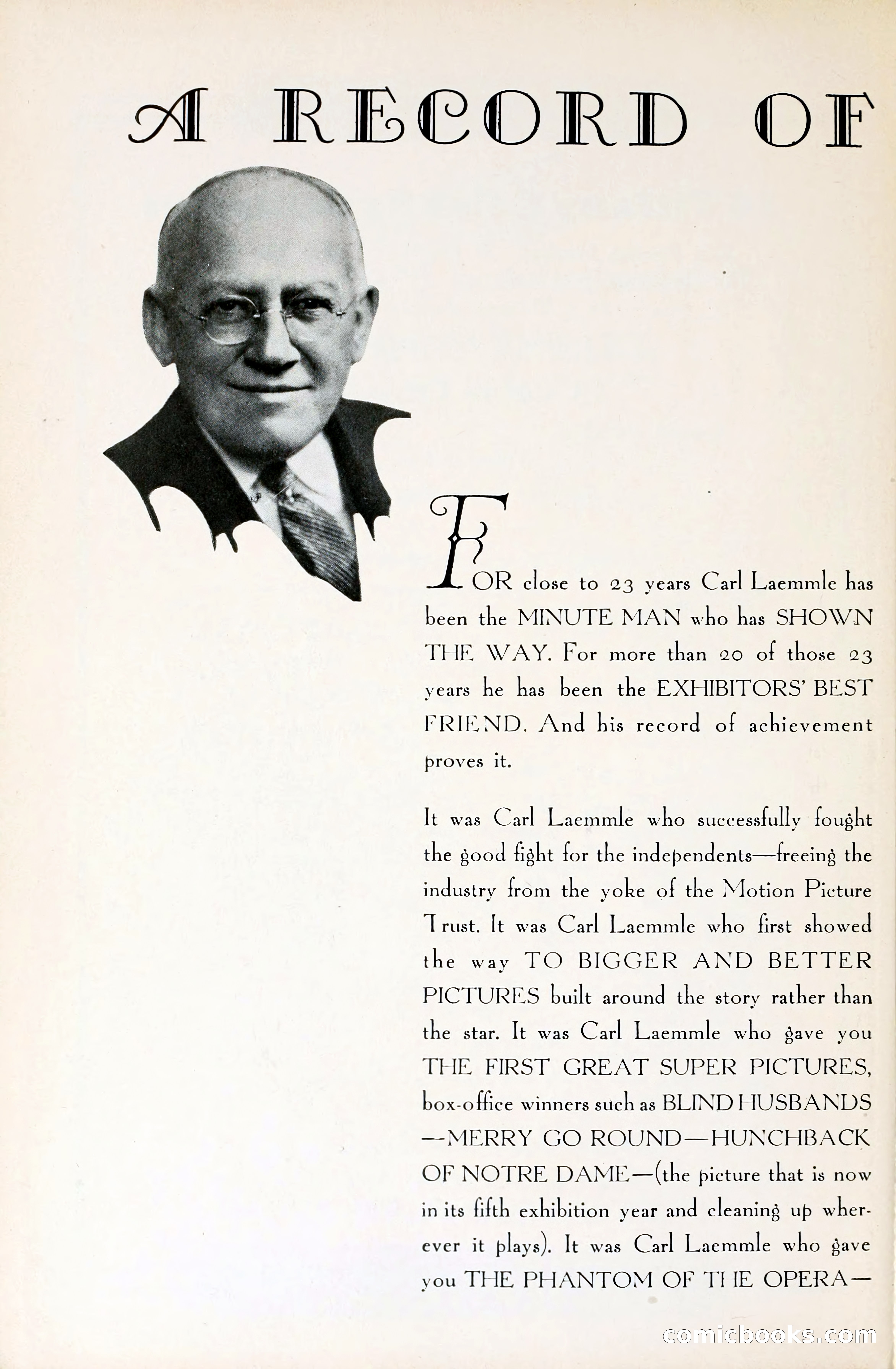 1929 Motion Picture News Blue Book — page 10 of 326