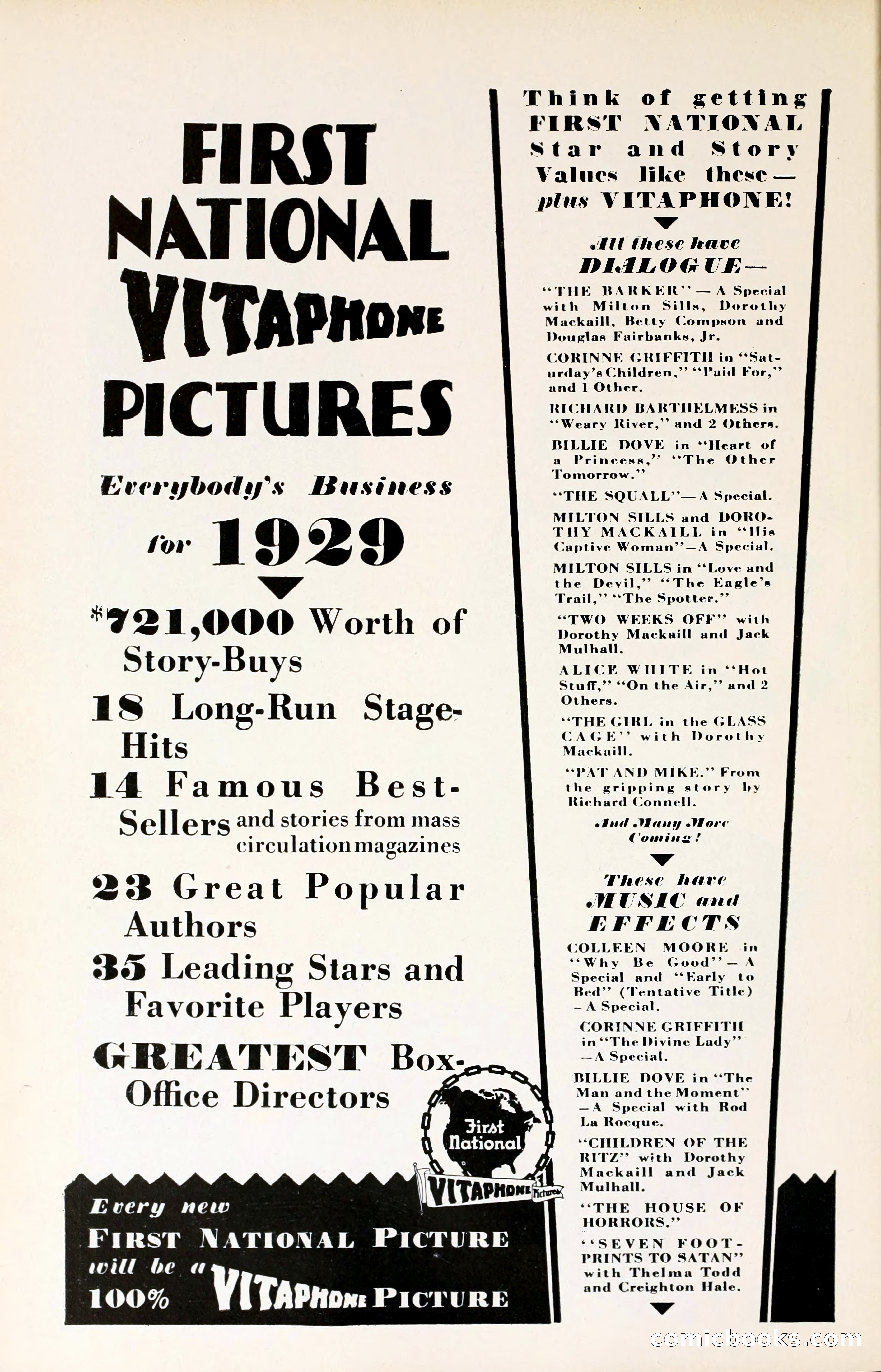 1929 Motion Picture News Blue Book — page 18 of 326