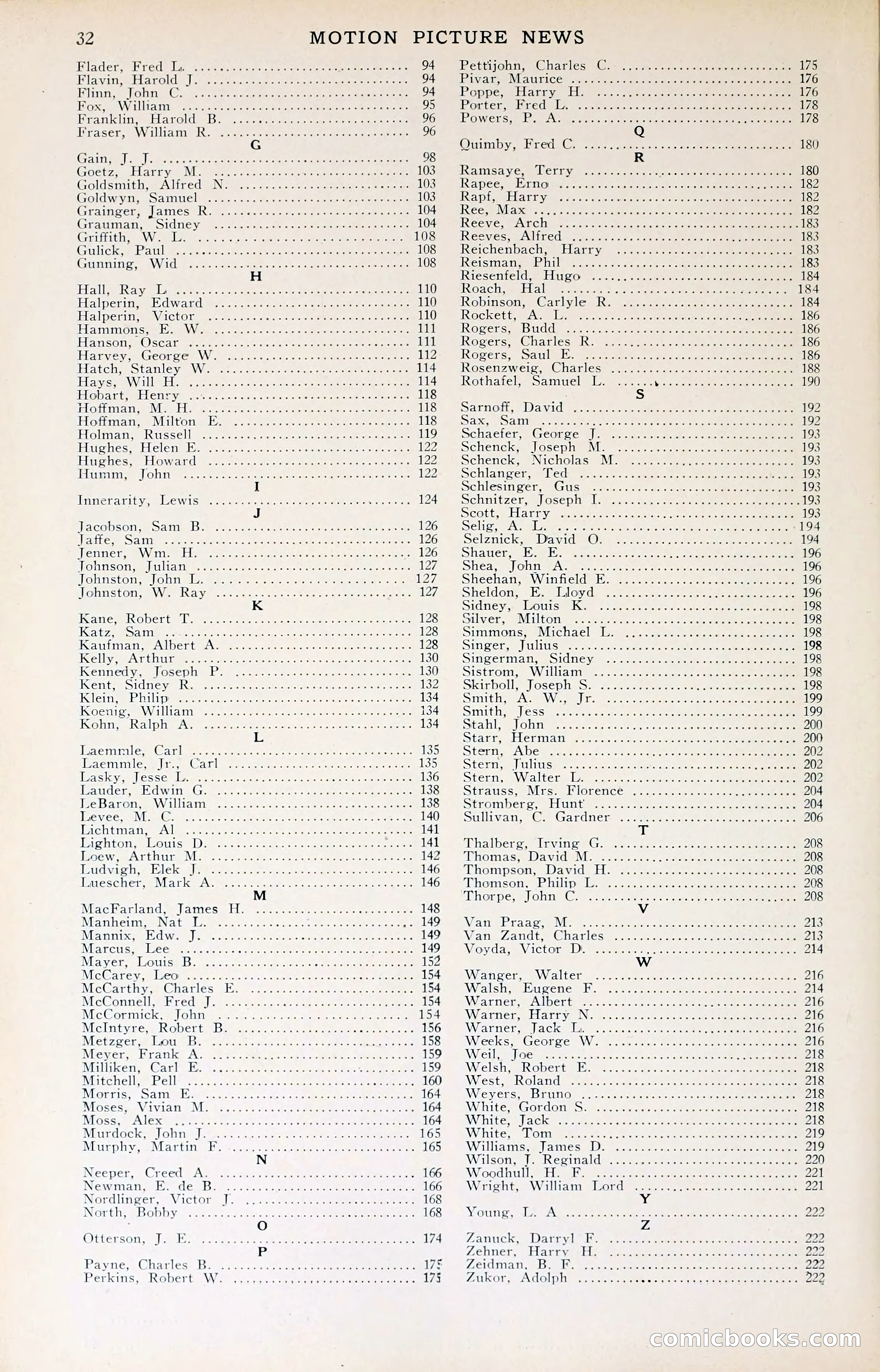 1929 Motion Picture News Blue Book — page 34 of 326