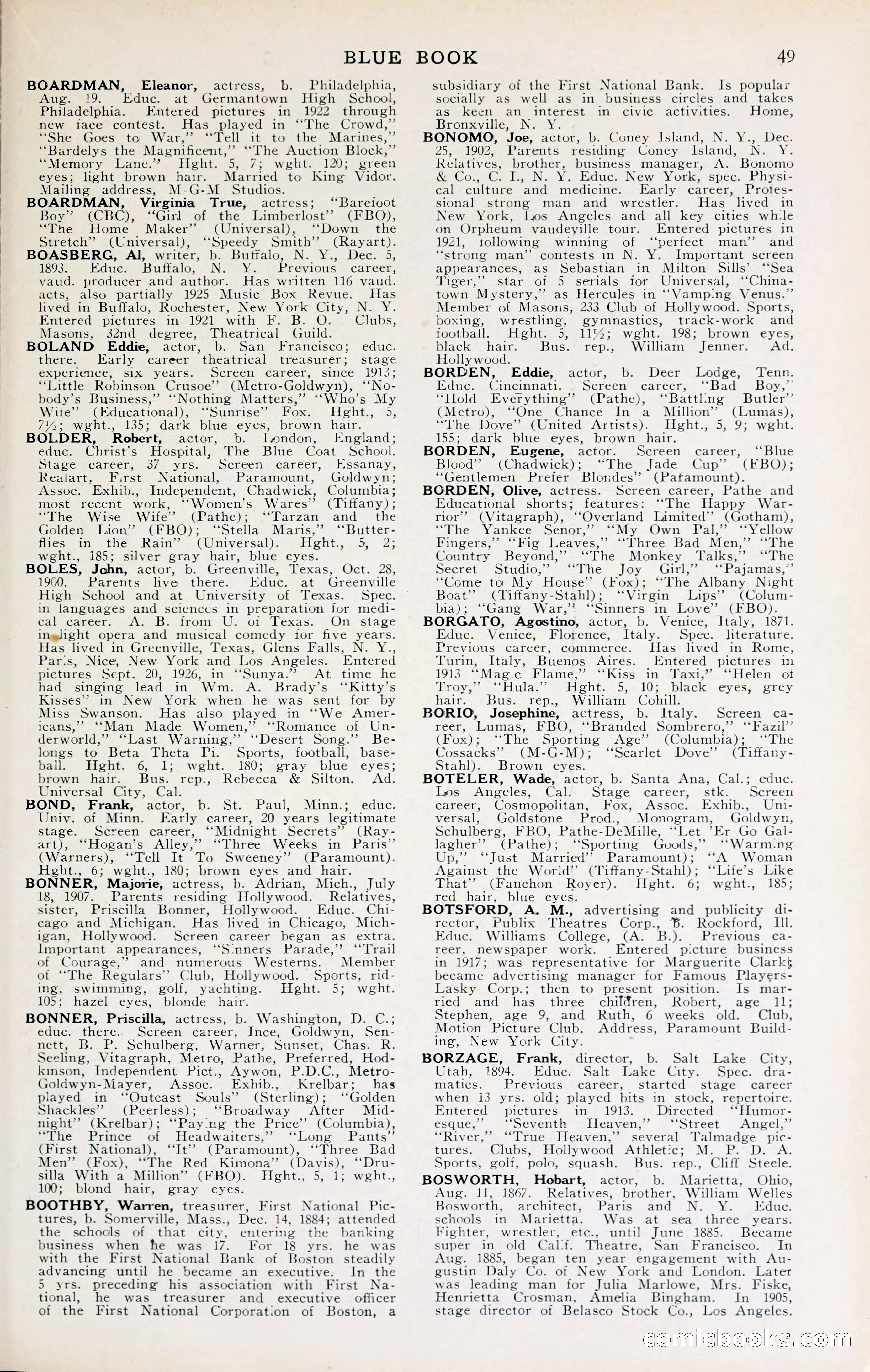1929 Motion Picture News Blue Book — page 51 of 326