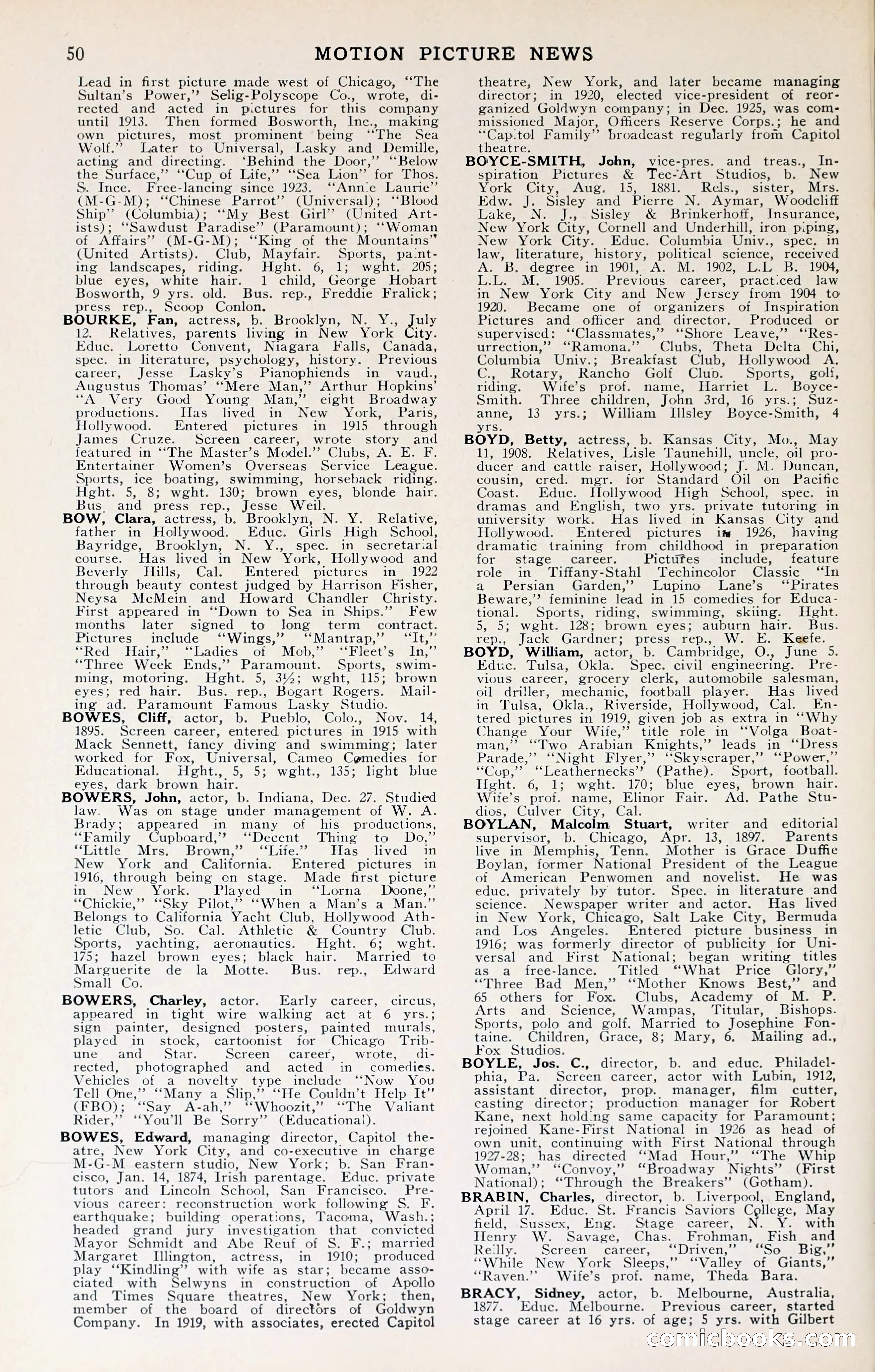 1929 Motion Picture News Blue Book — page 52 of 326