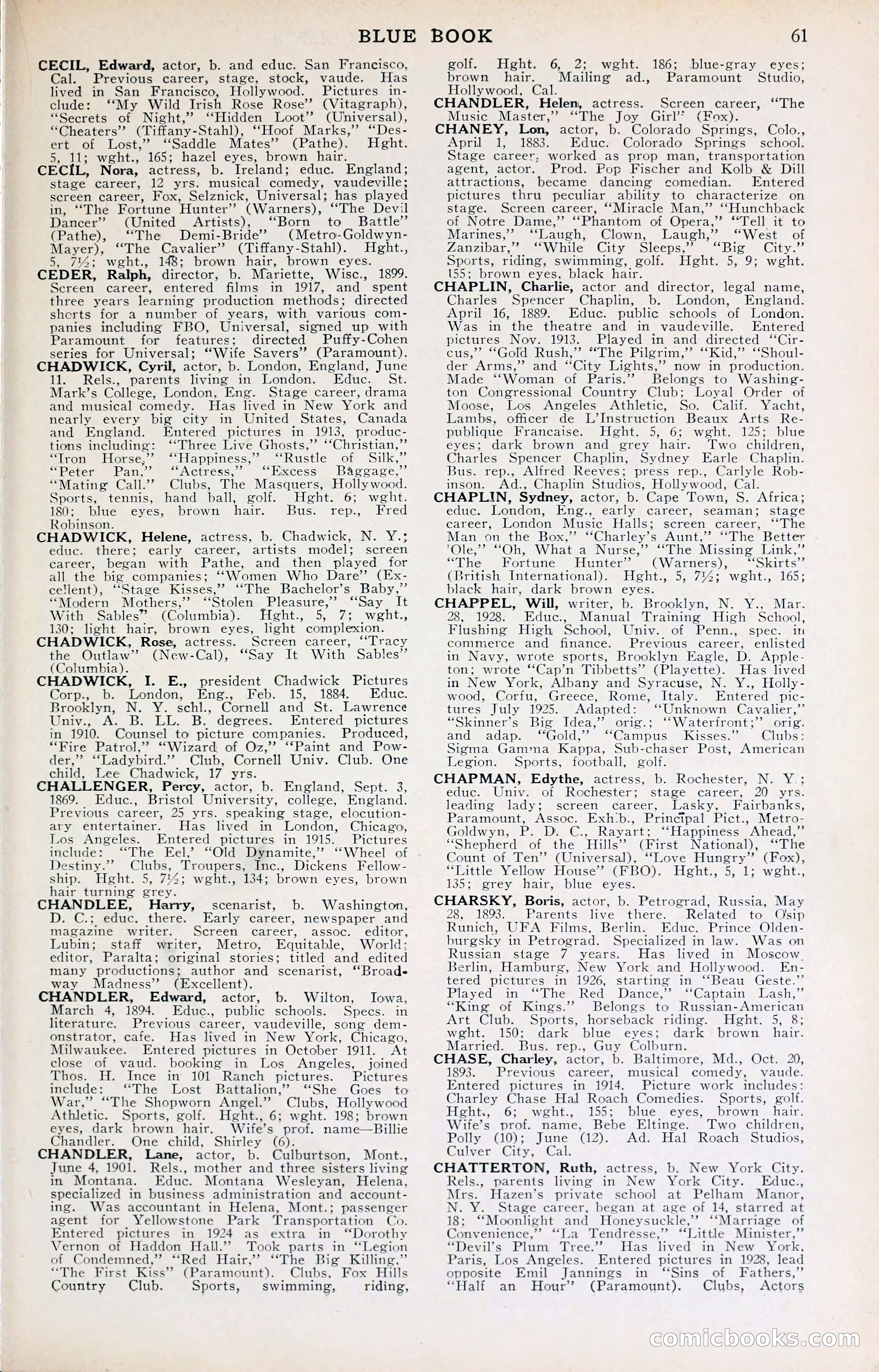 1929 Motion Picture News Blue Book — page 63 of 326
