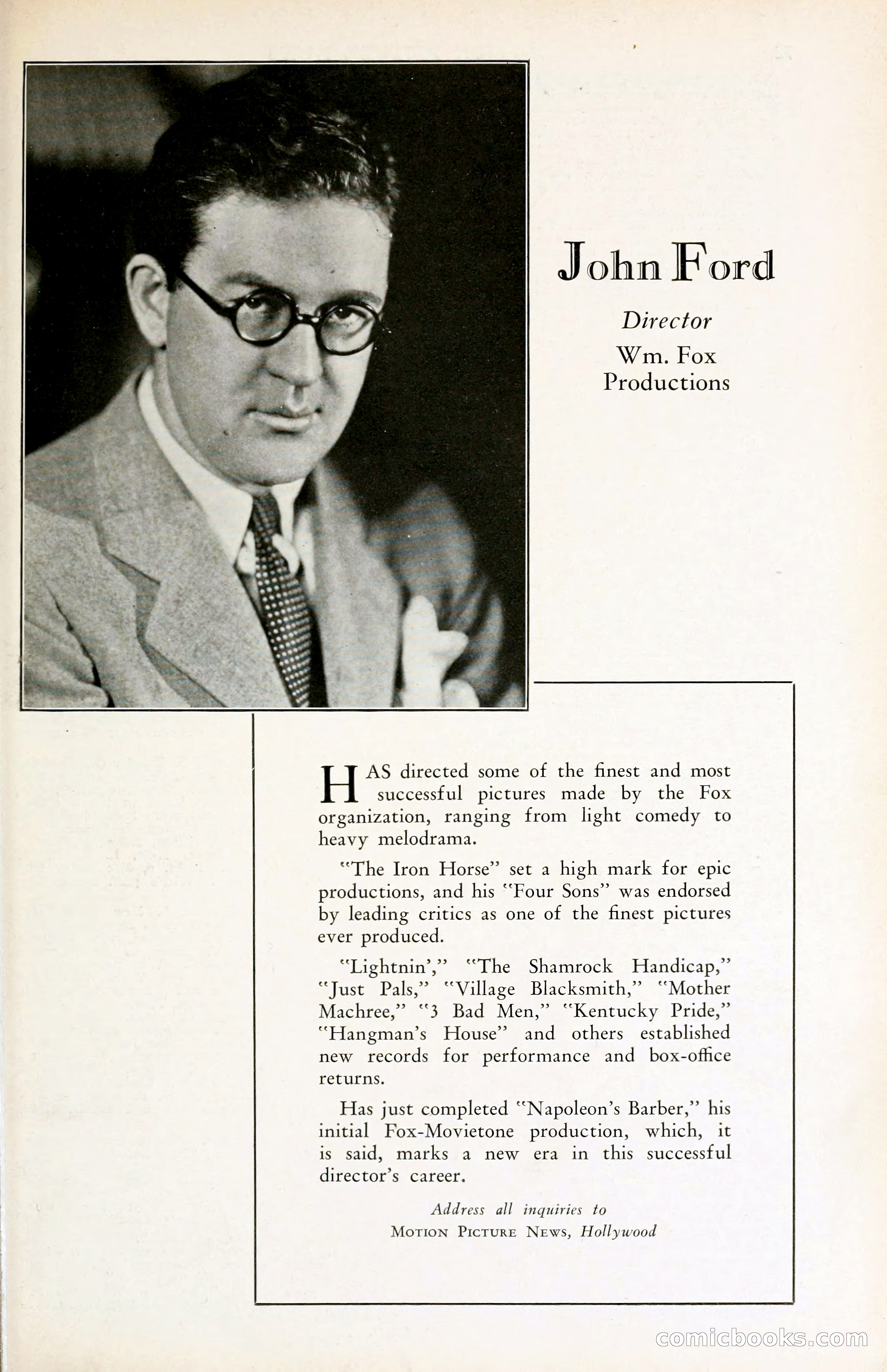 1929 Motion Picture News Blue Book — page 73 of 326