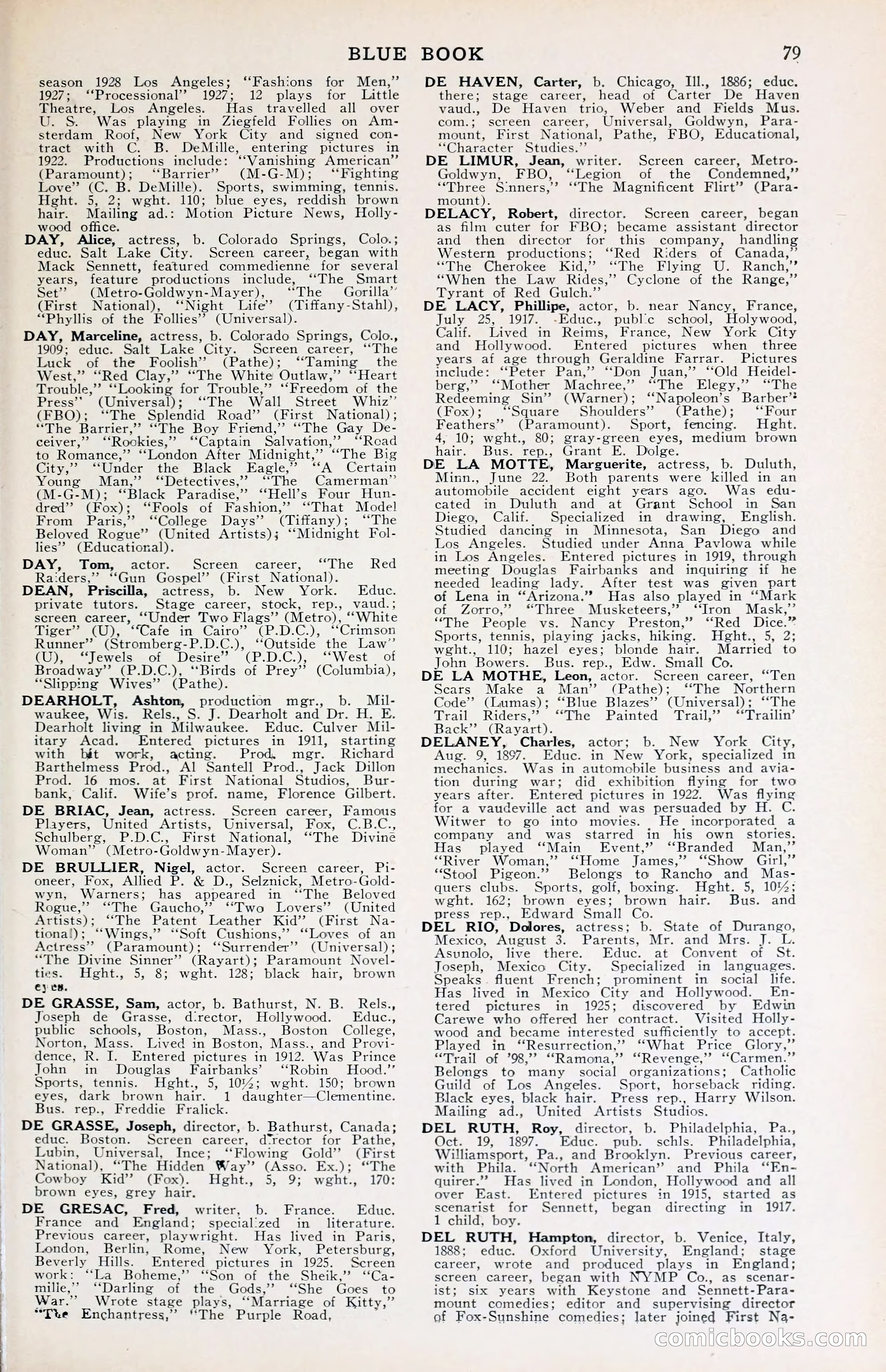 1929 Motion Picture News Blue Book — page 81 of 326