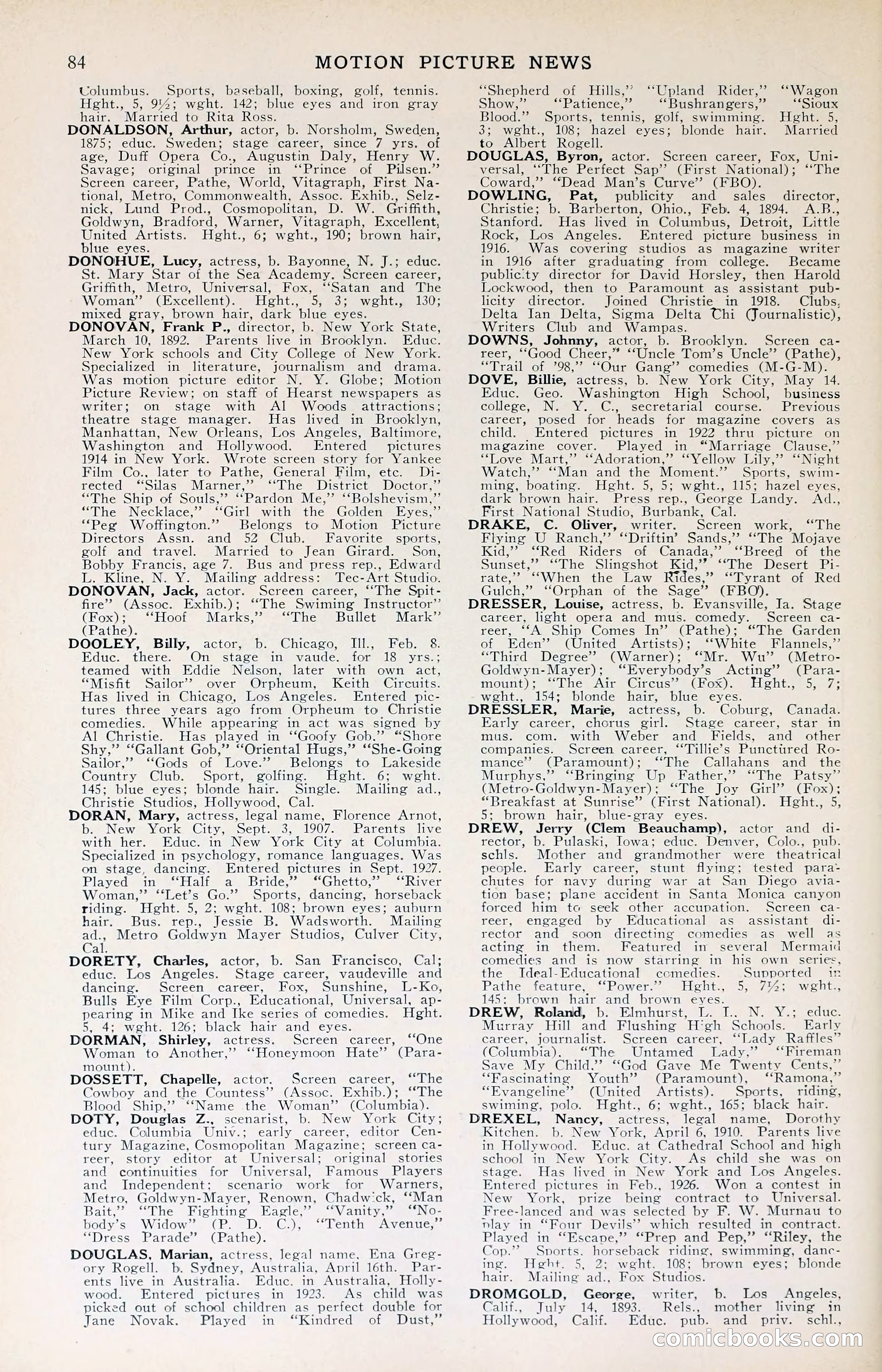 1929 Motion Picture News Blue Book — page 86 of 326
