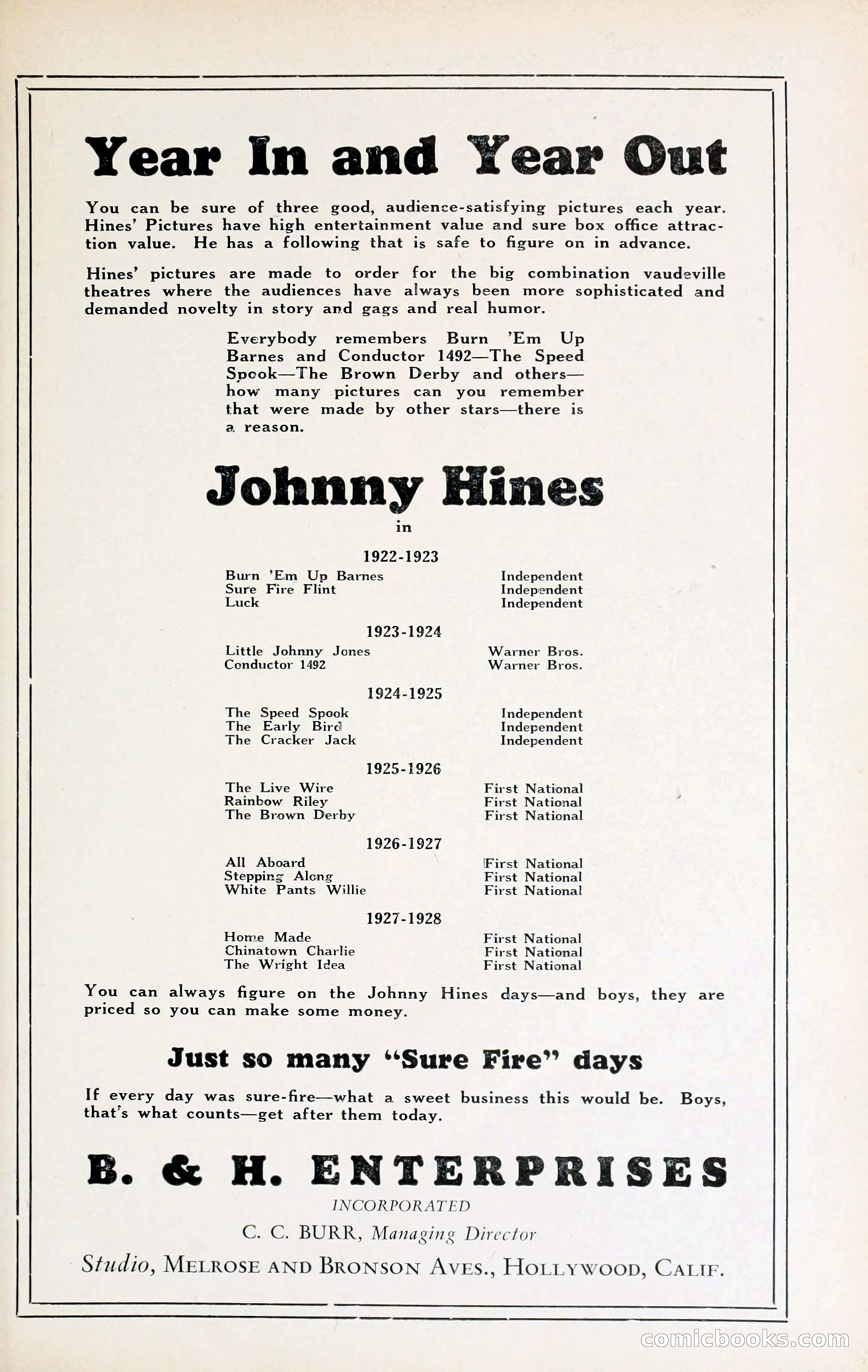 1929 Motion Picture News Blue Book — page 101 of 326