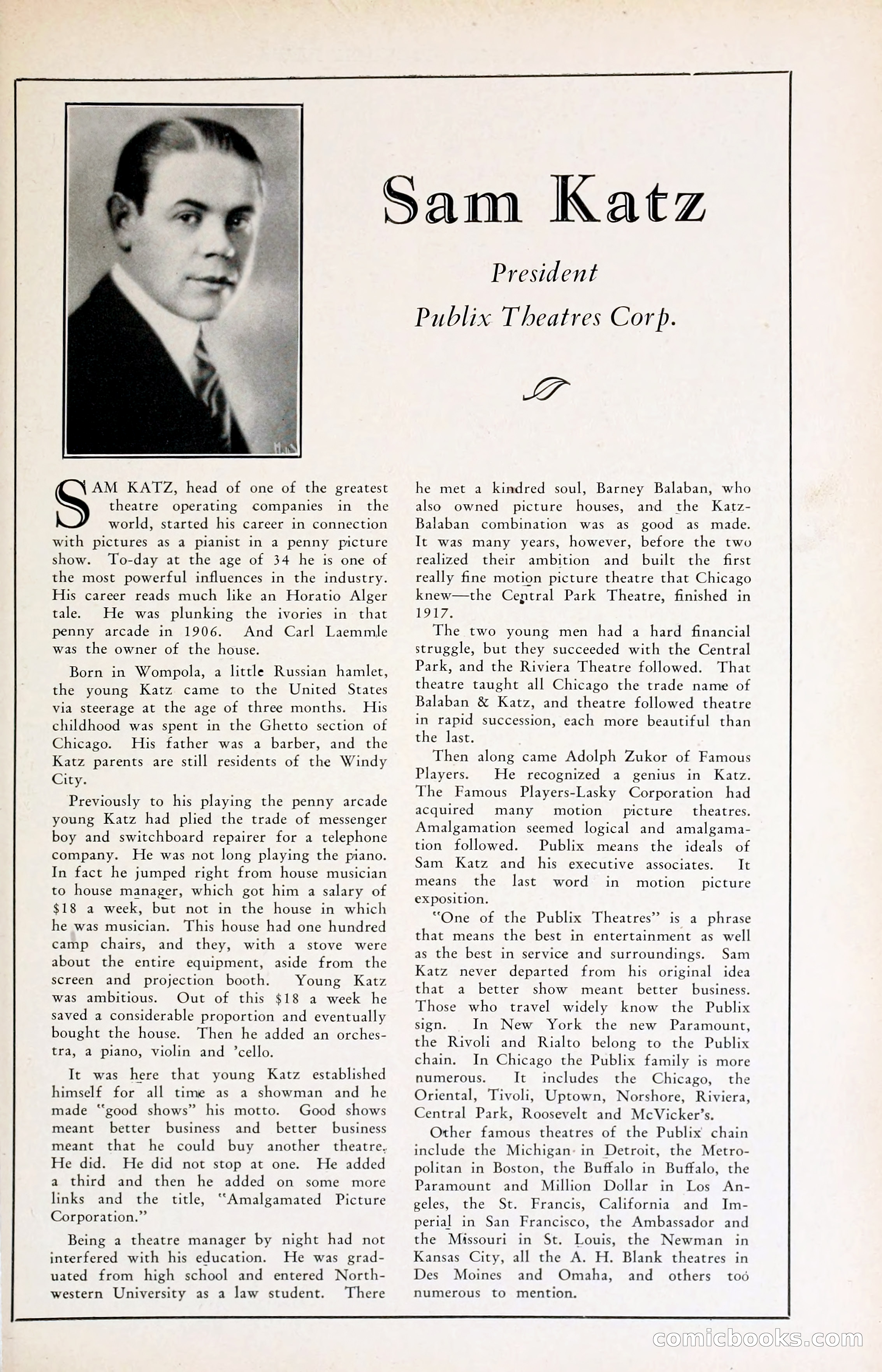 1929 Motion Picture News Blue Book — page 103 of 326