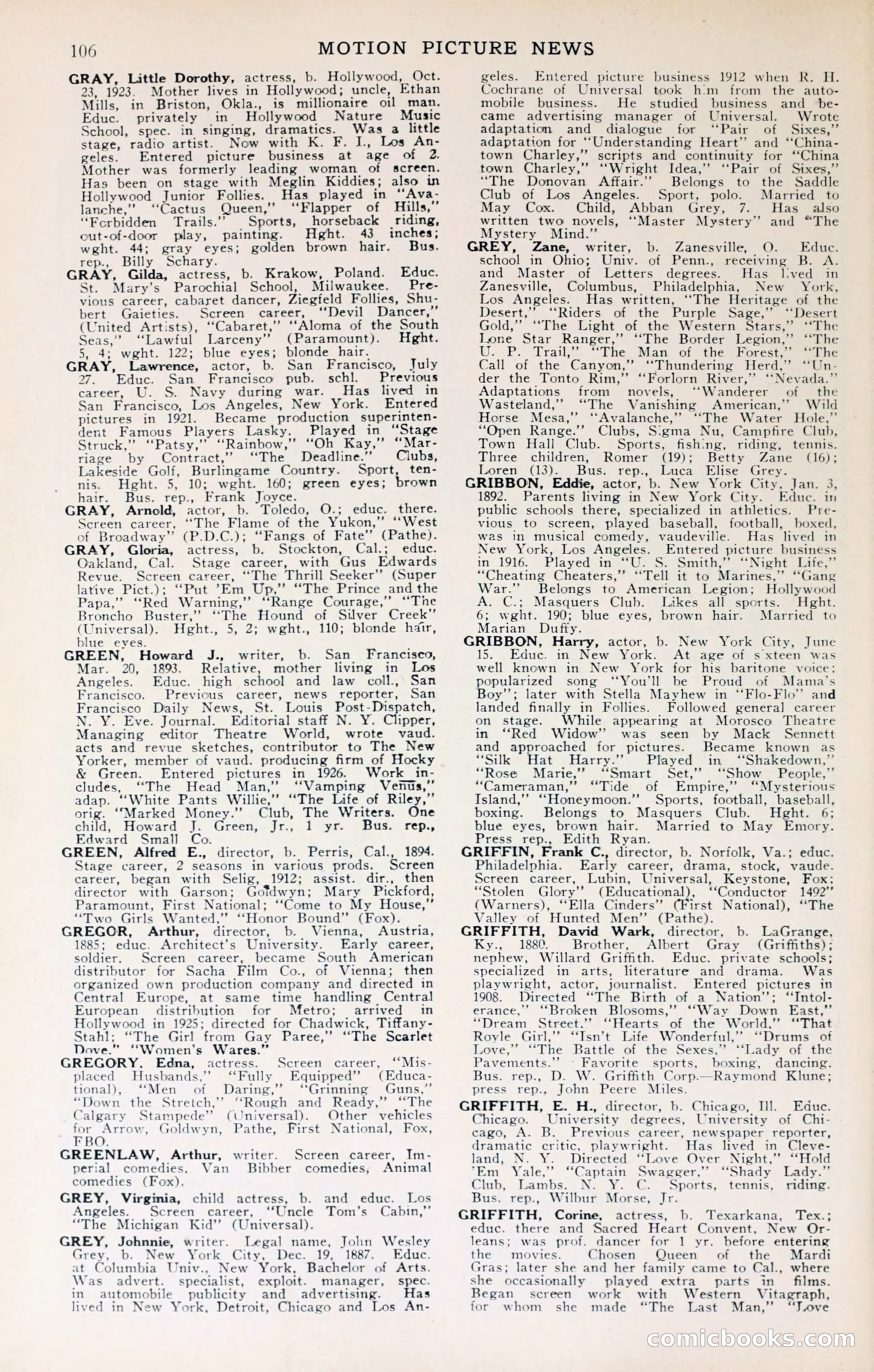 1929 Motion Picture News Blue Book — page 108 of 326
