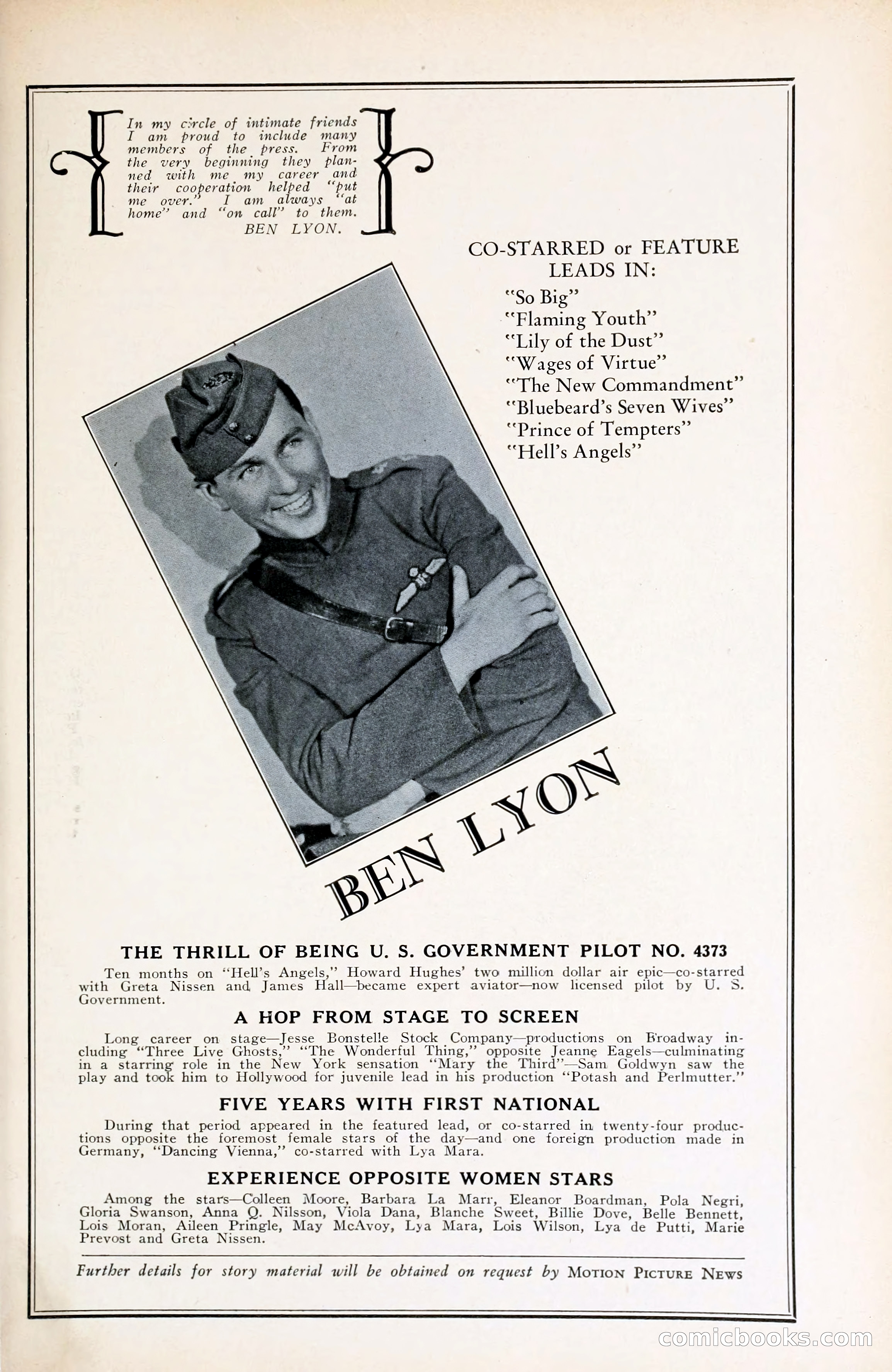 1929 Motion Picture News Blue Book — page 119 of 326