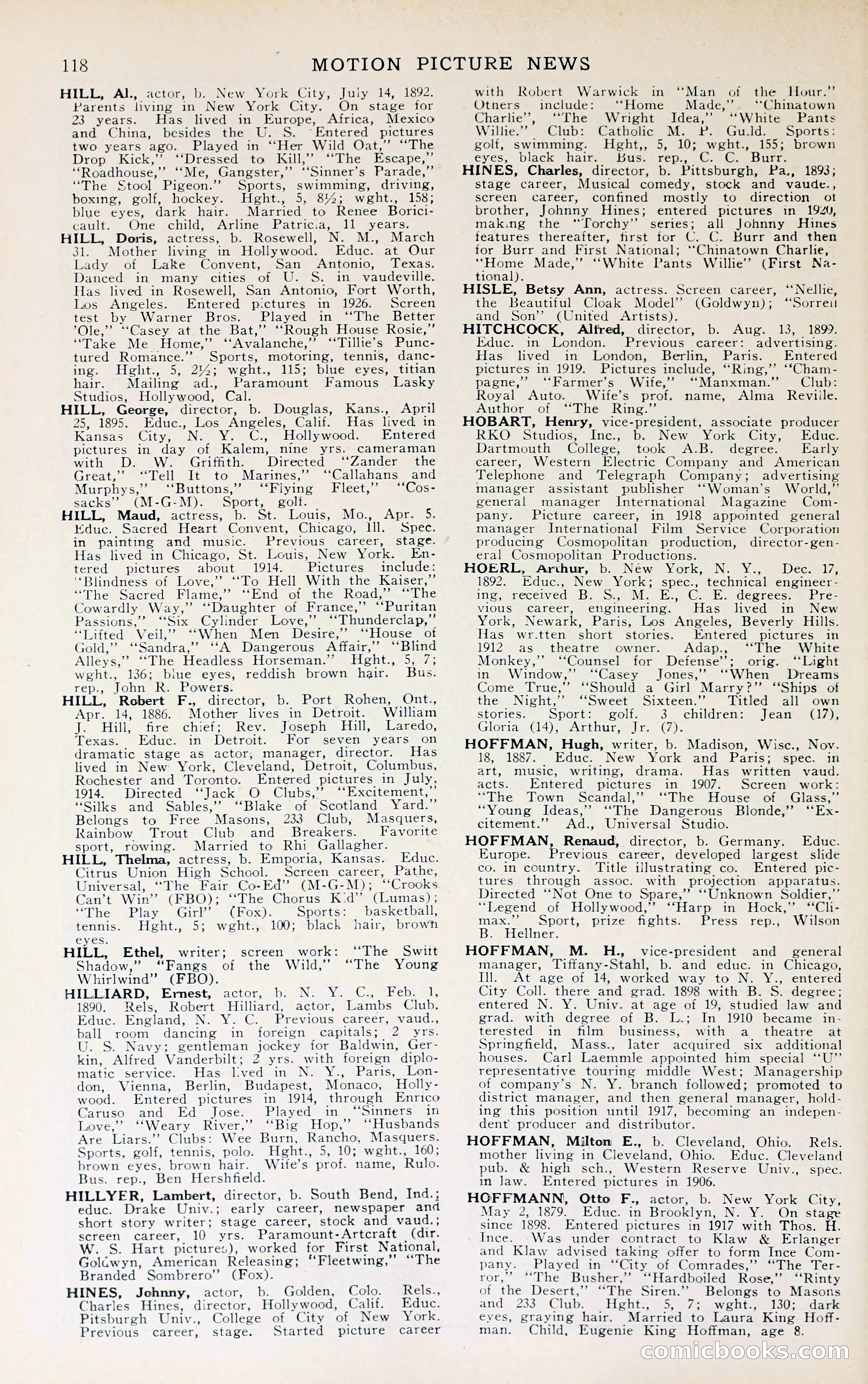 1929 Motion Picture News Blue Book — page 120 of 326