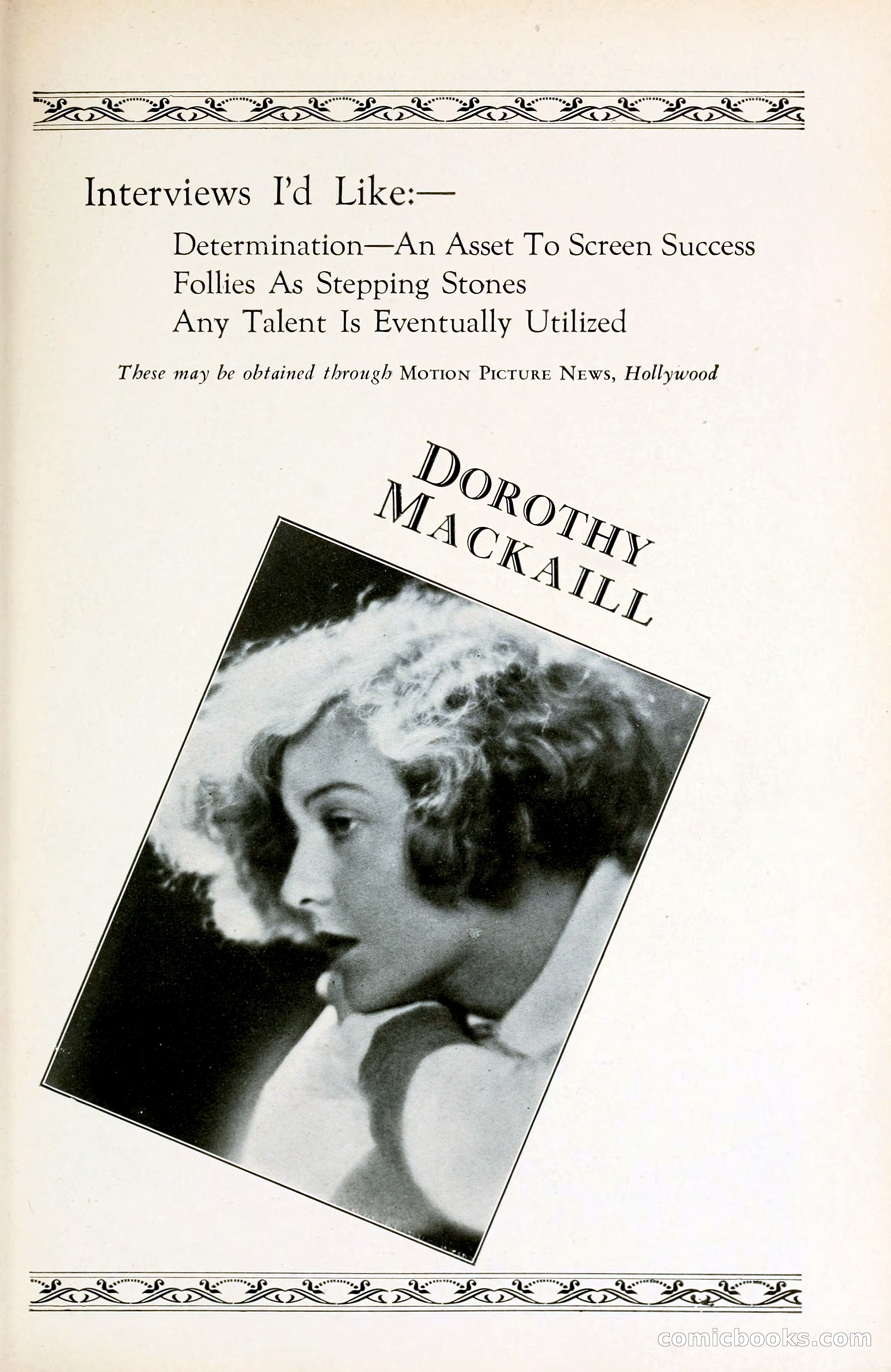 1929 Motion Picture News Blue Book — page 123 of 326
