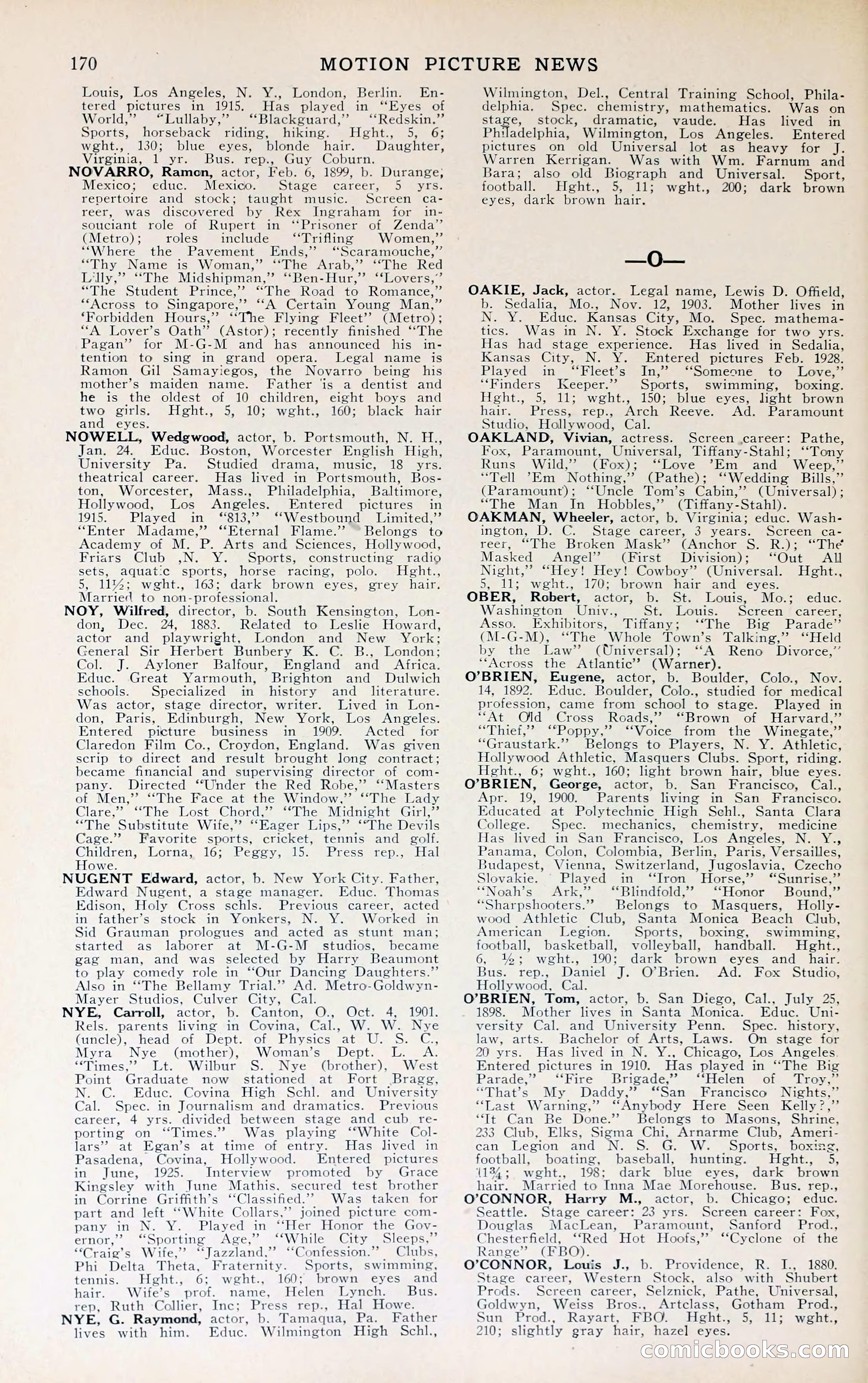 1929 Motion Picture News Blue Book — page 172 of 326