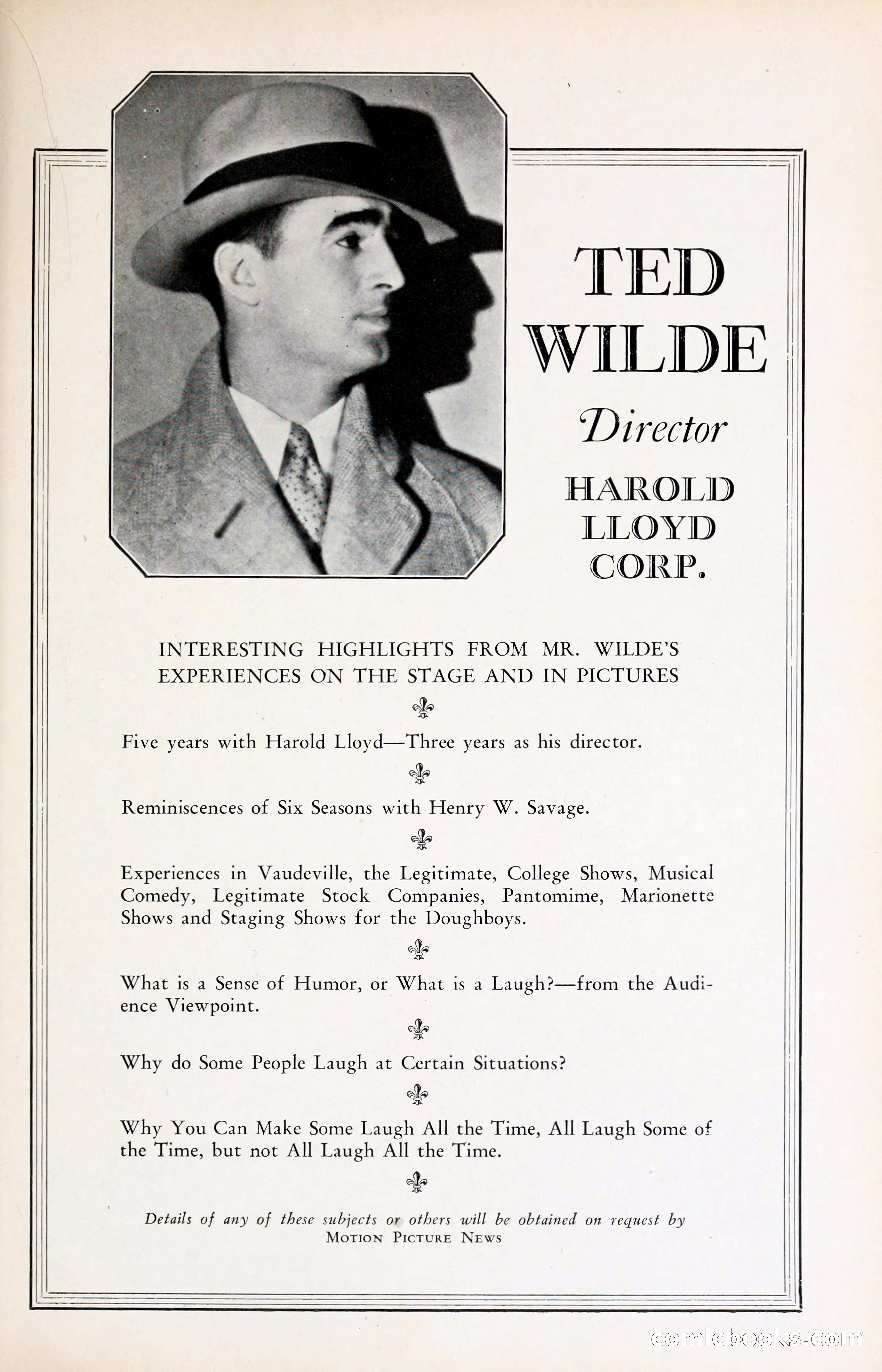 1929 Motion Picture News Blue Book — page 175 of 326