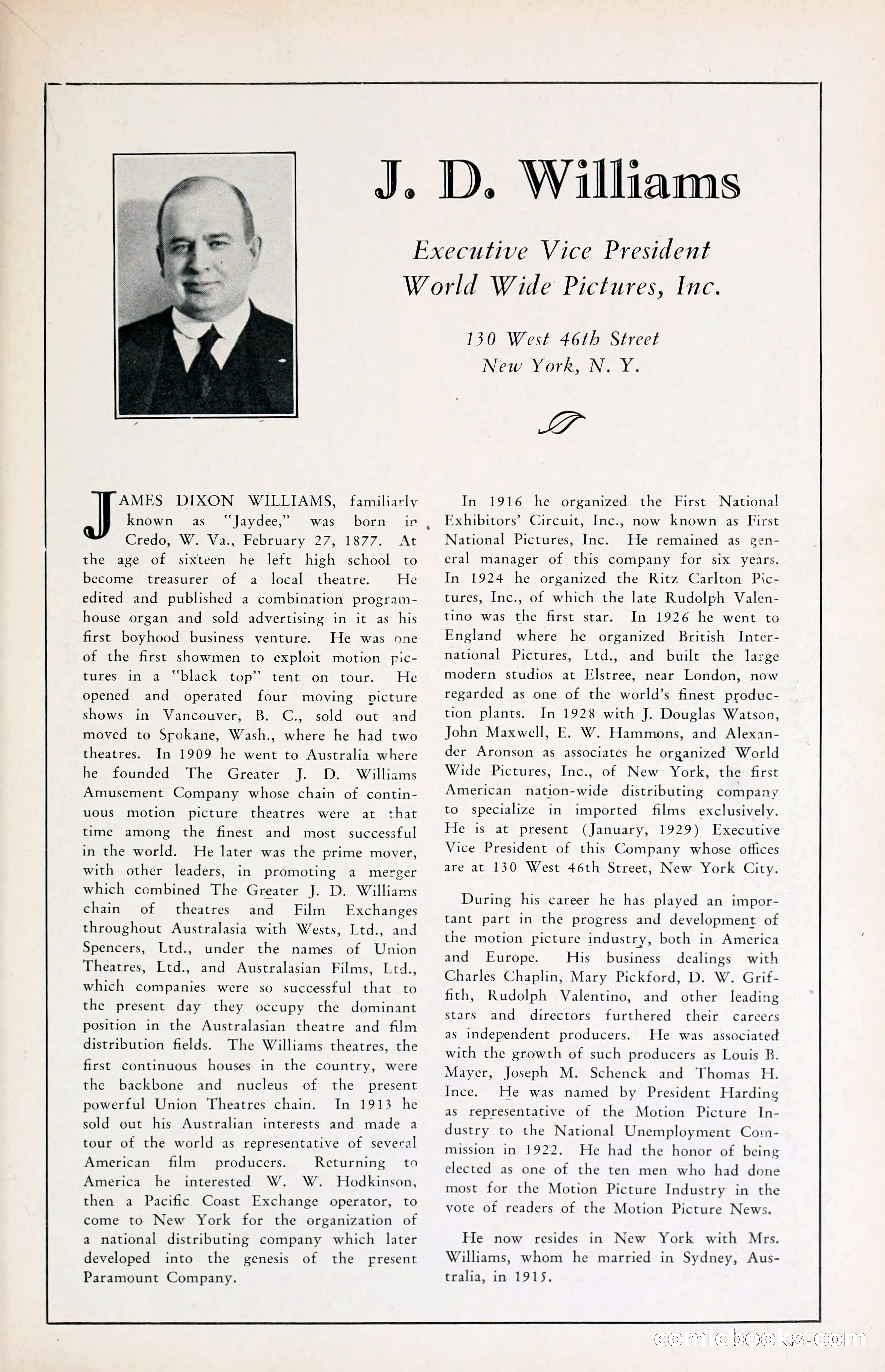 1929 Motion Picture News Blue Book — page 179 of 326