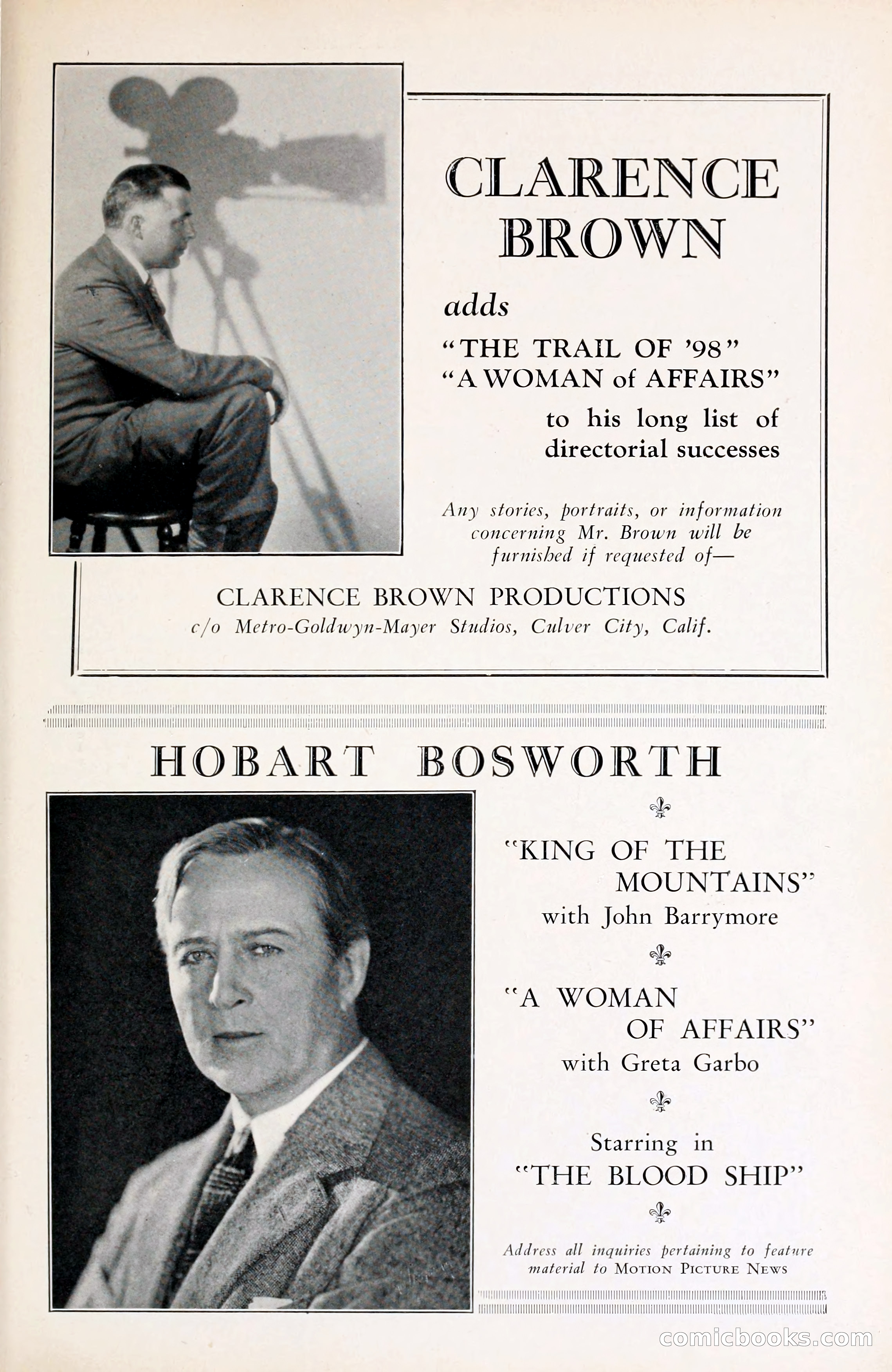 1929 Motion Picture News Blue Book — page 181 of 326