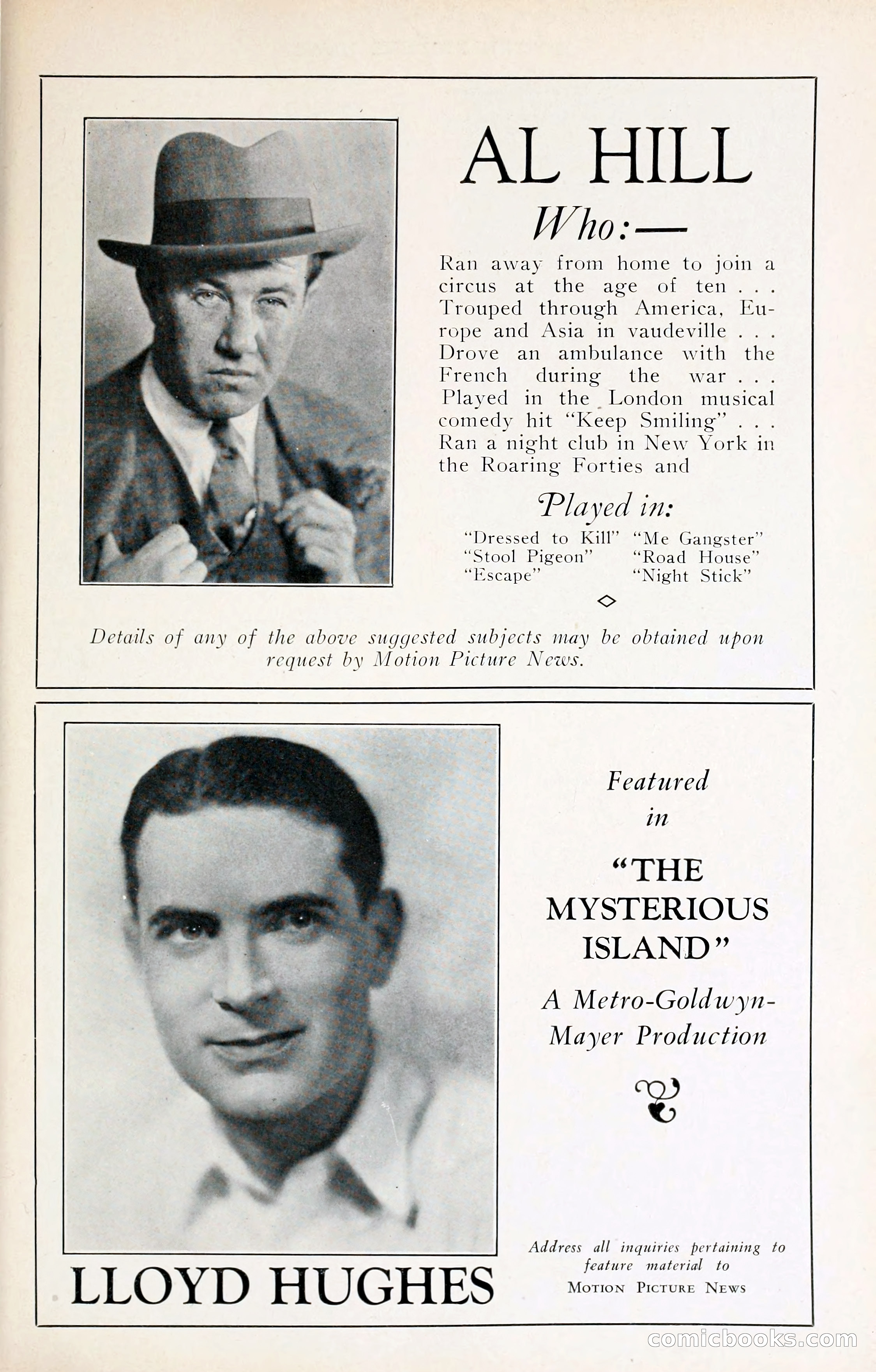 1929 Motion Picture News Blue Book — page 187 of 326