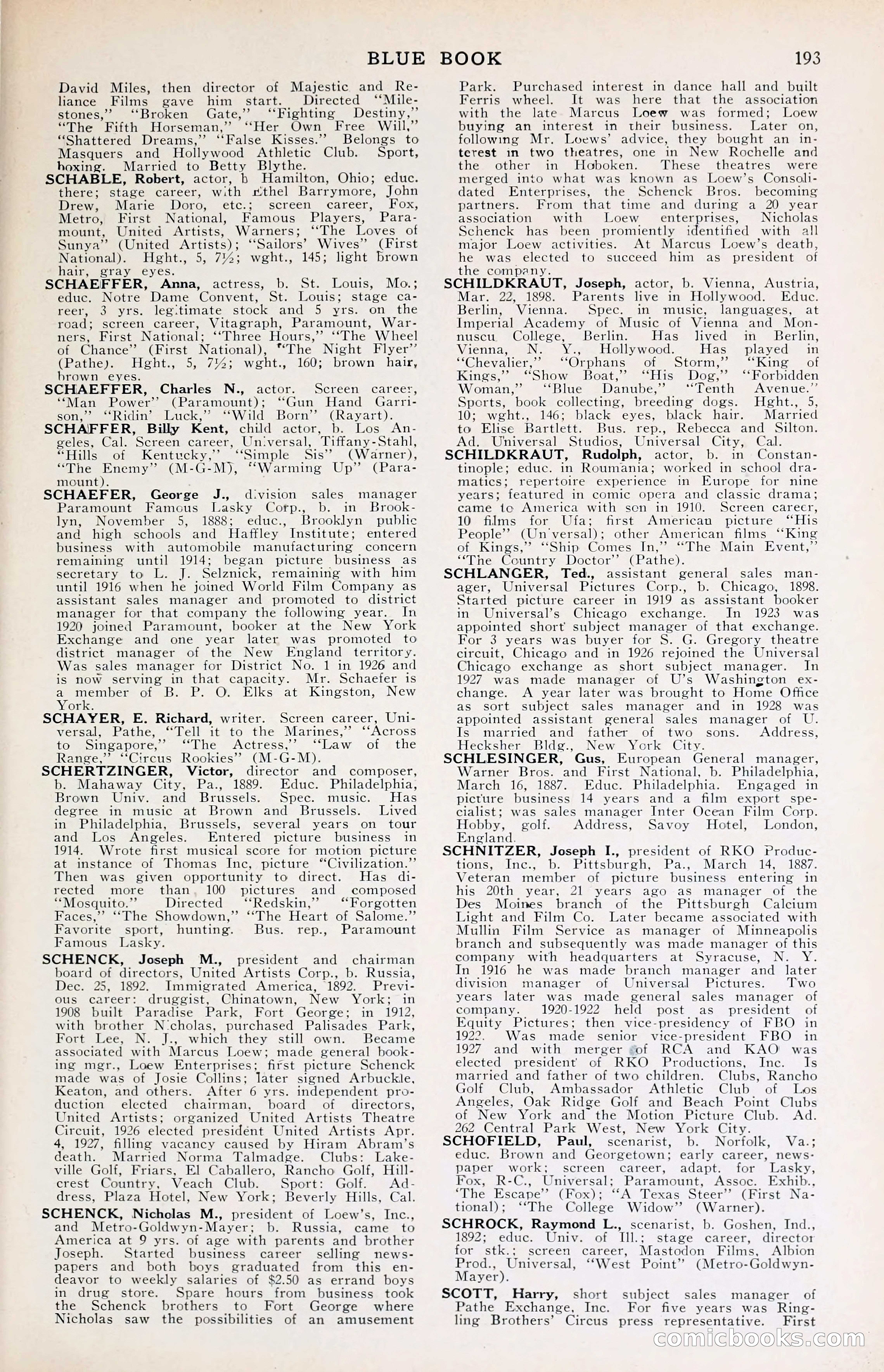 1929 Motion Picture News Blue Book — page 195 of 326