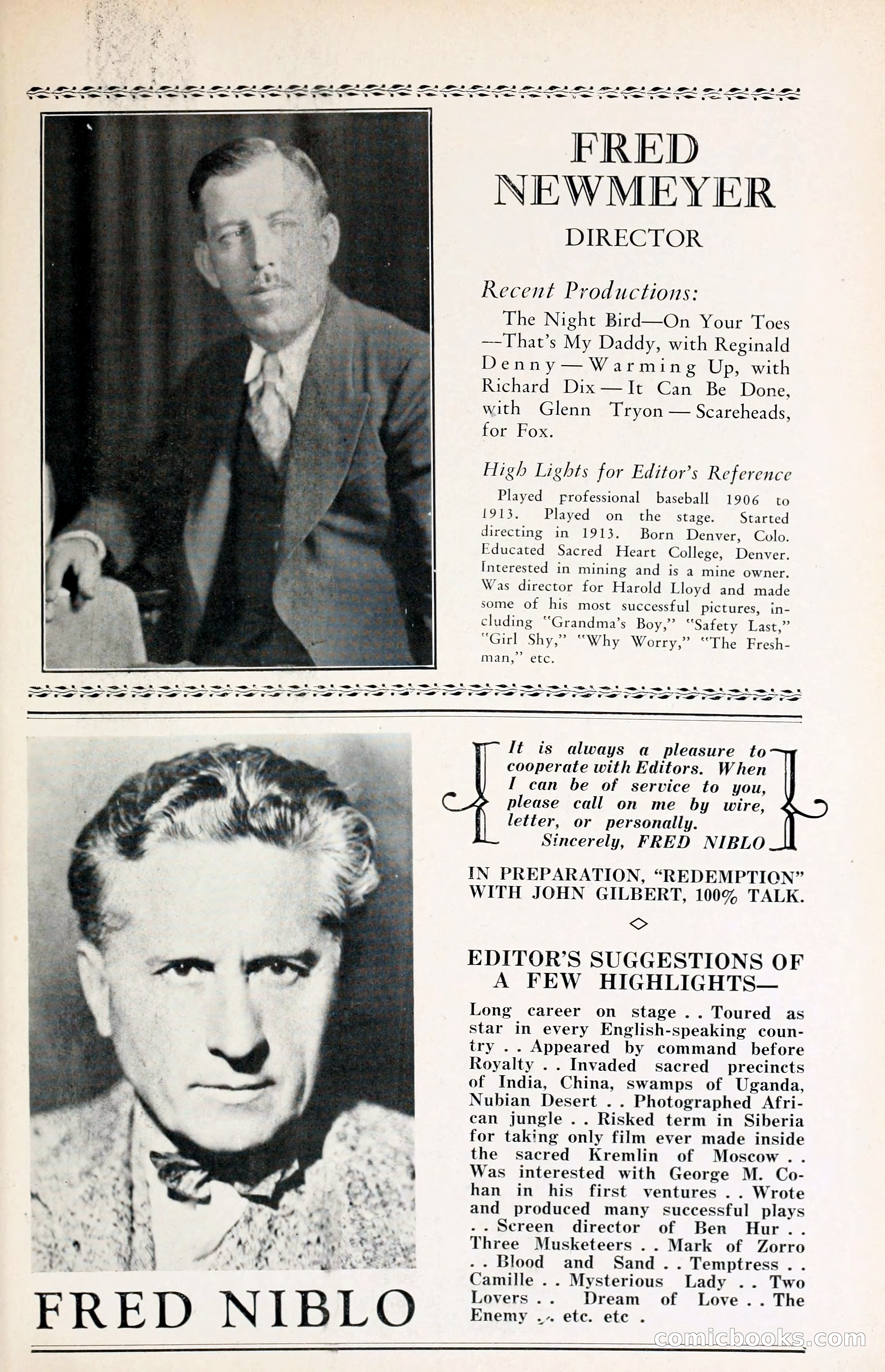 1929 Motion Picture News Blue Book — page 197 of 326