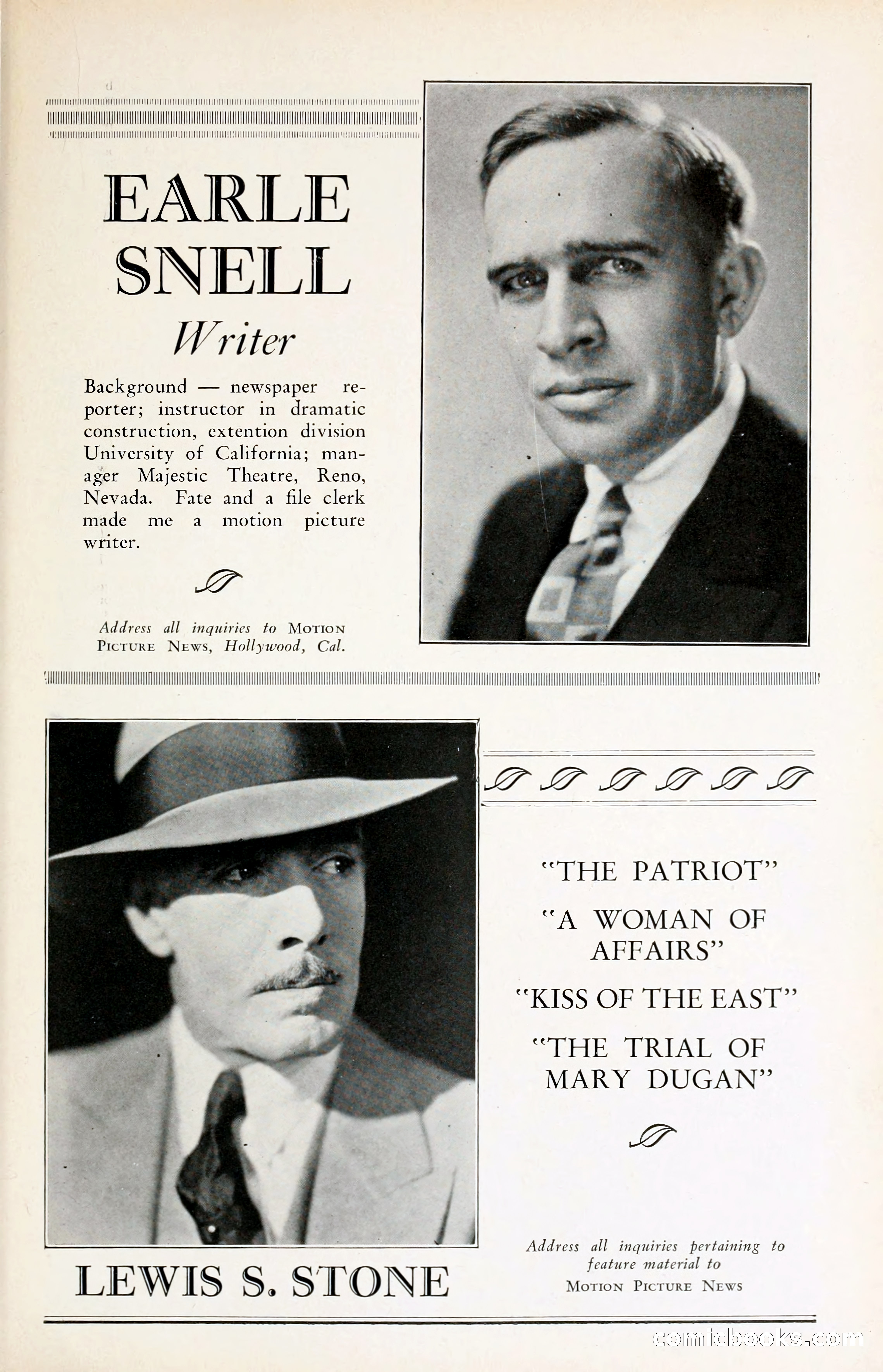1929 Motion Picture News Blue Book — page 207 of 326