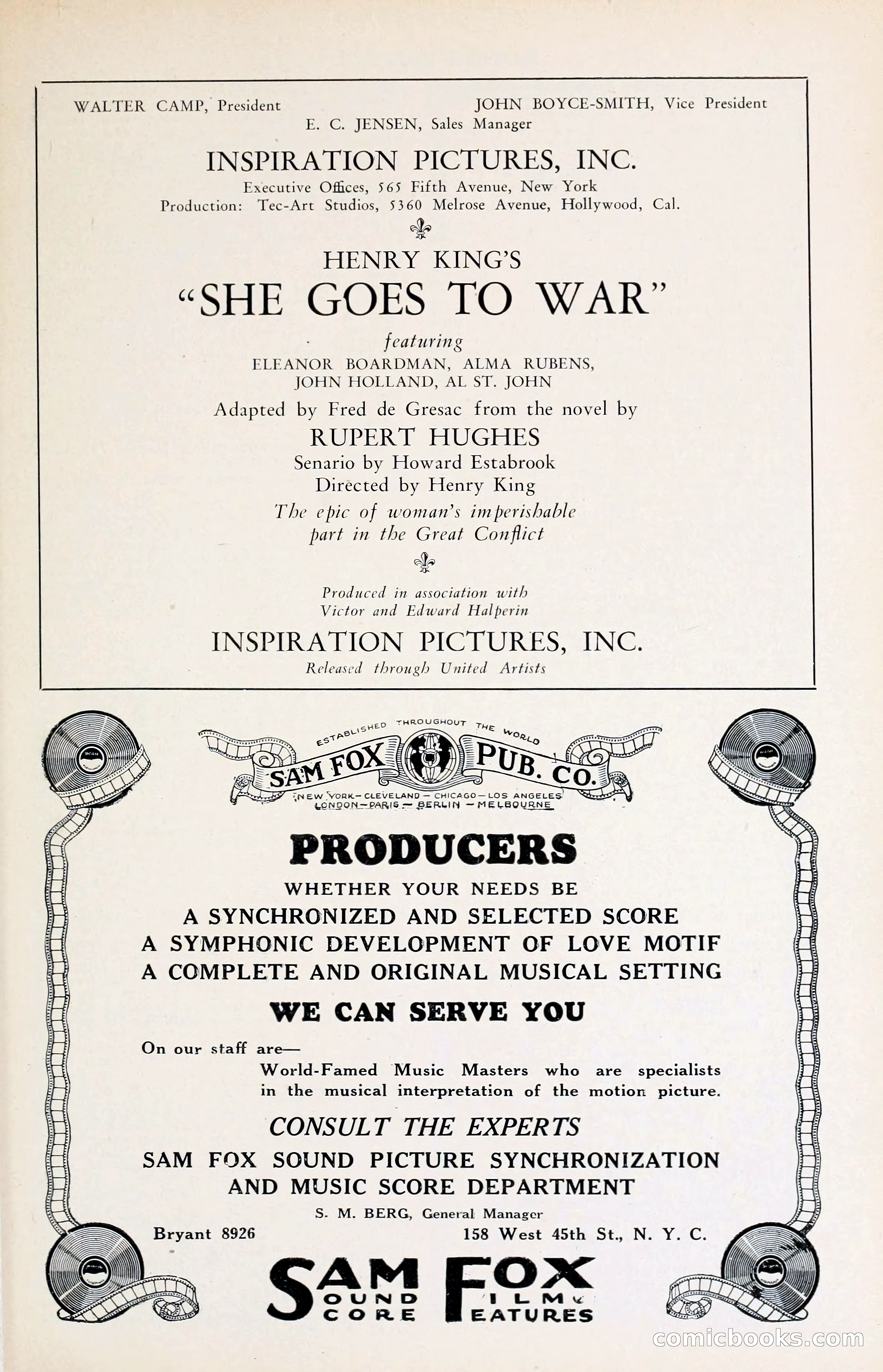 1929 Motion Picture News Blue Book — page 217 of 326