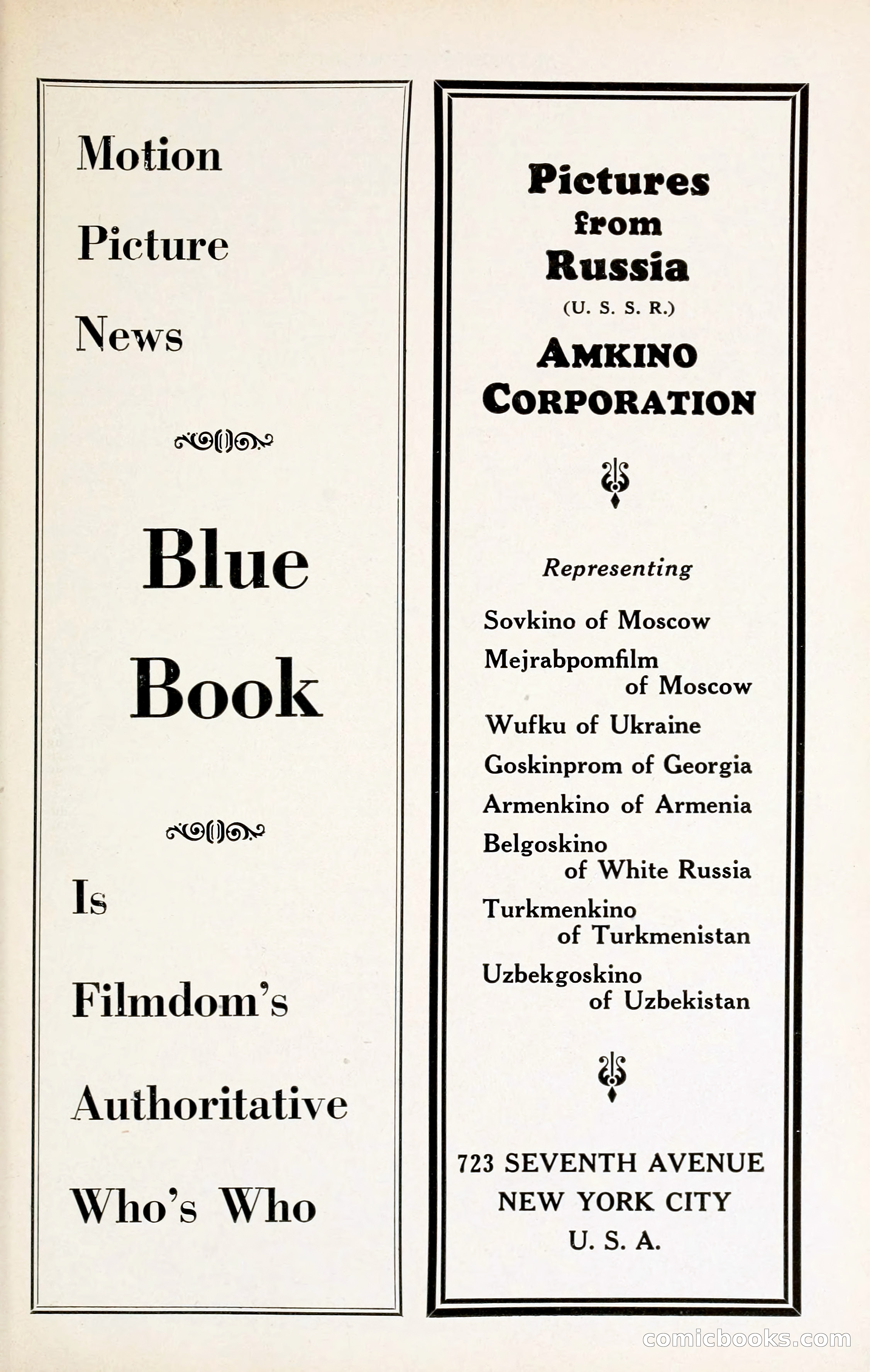 1929 Motion Picture News Blue Book — page 219 of 326