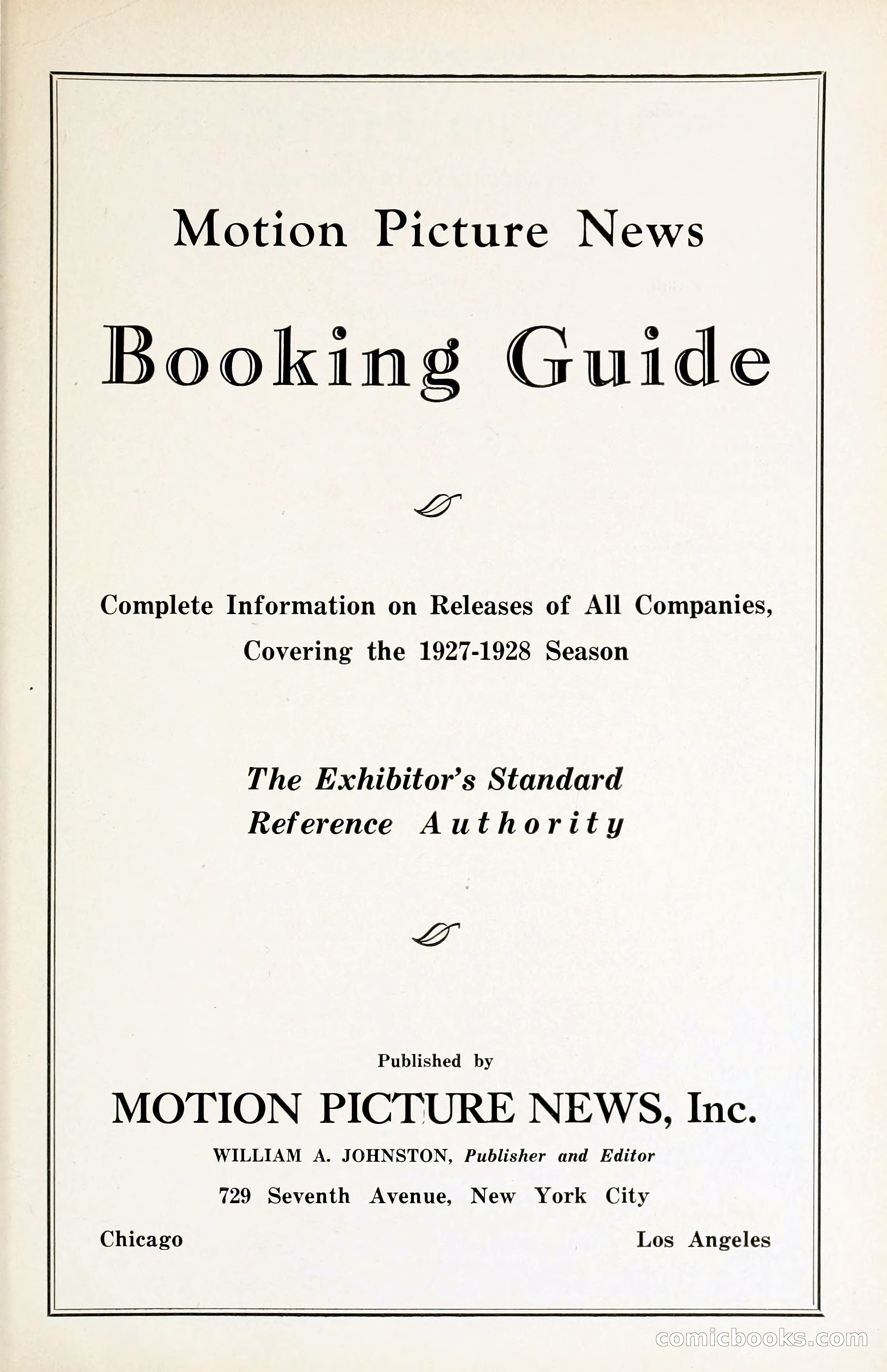 1929 Motion Picture News Blue Book — page 227 of 326