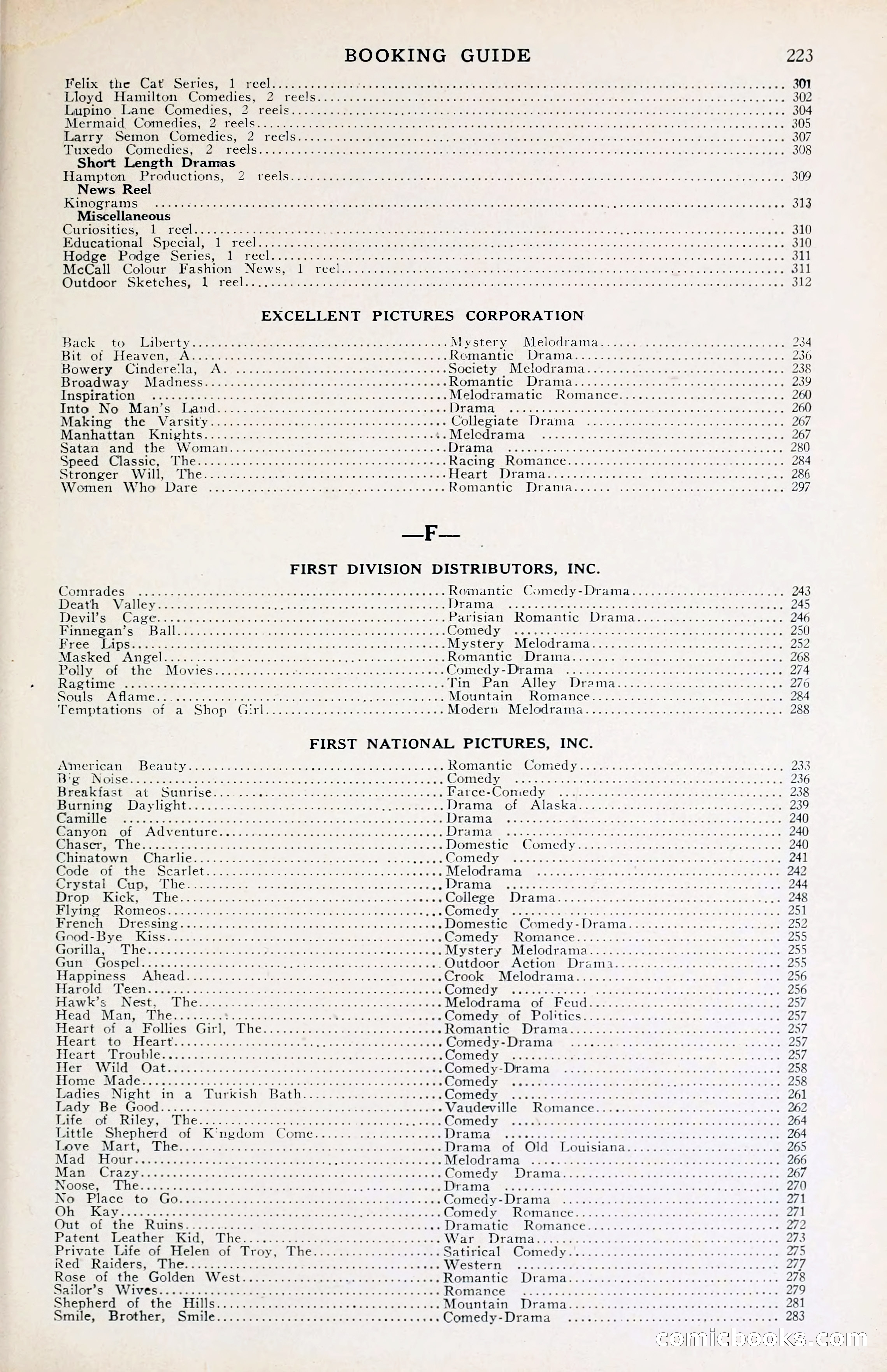 1929 Motion Picture News Blue Book — page 229 of 326