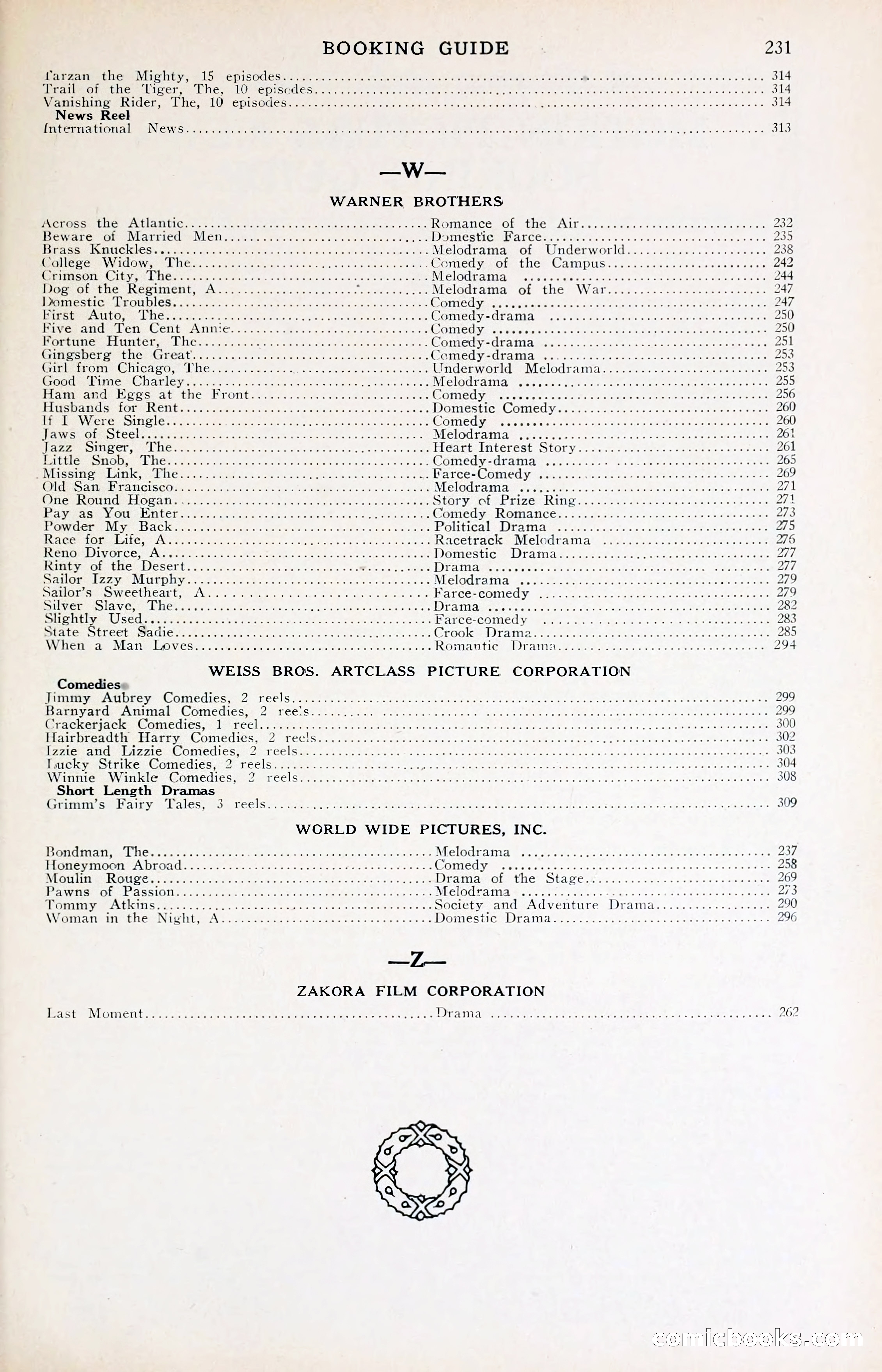 1929 Motion Picture News Blue Book — page 237 of 326