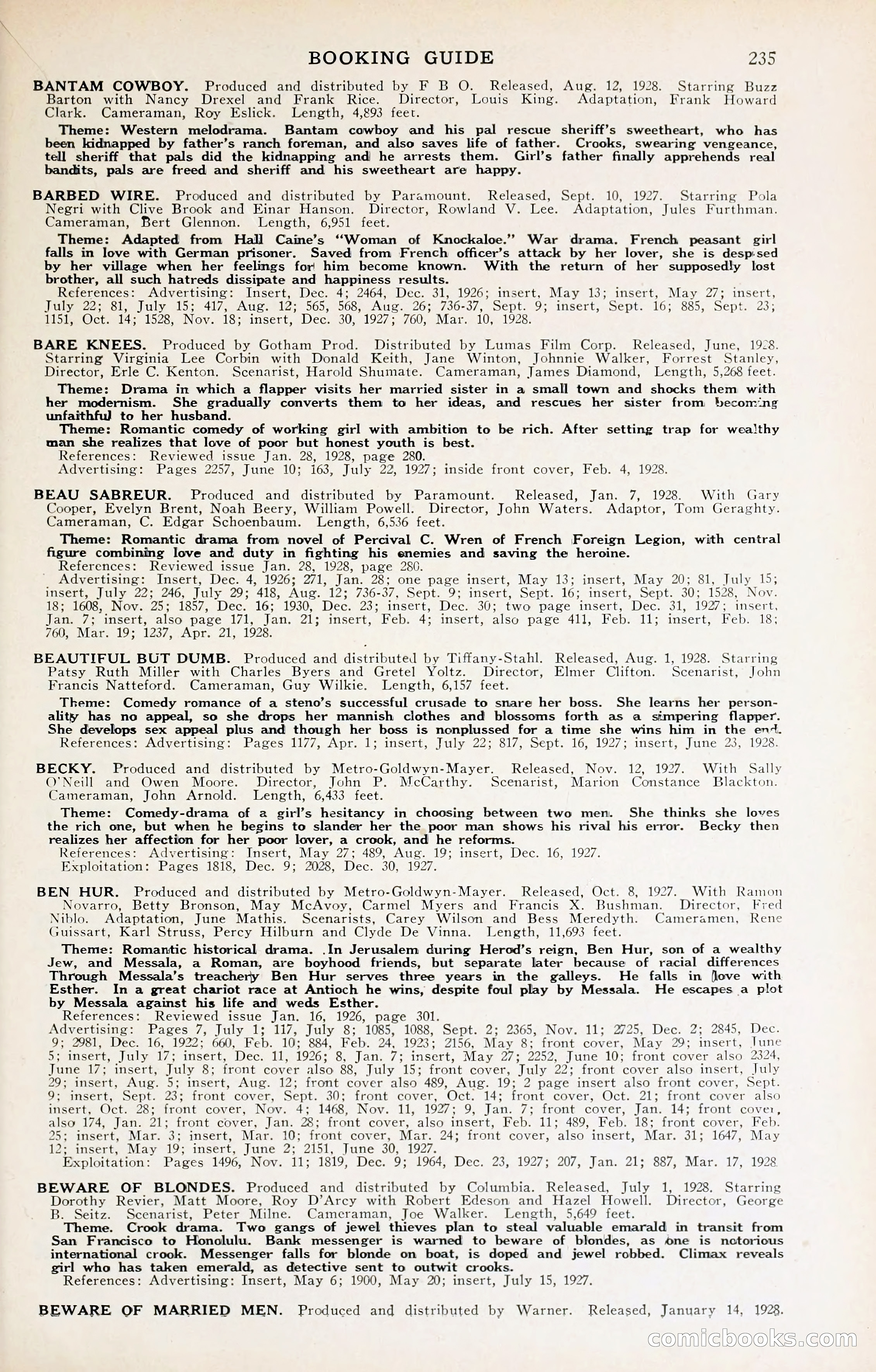 1929 Motion Picture News Blue Book — page 241 of 326