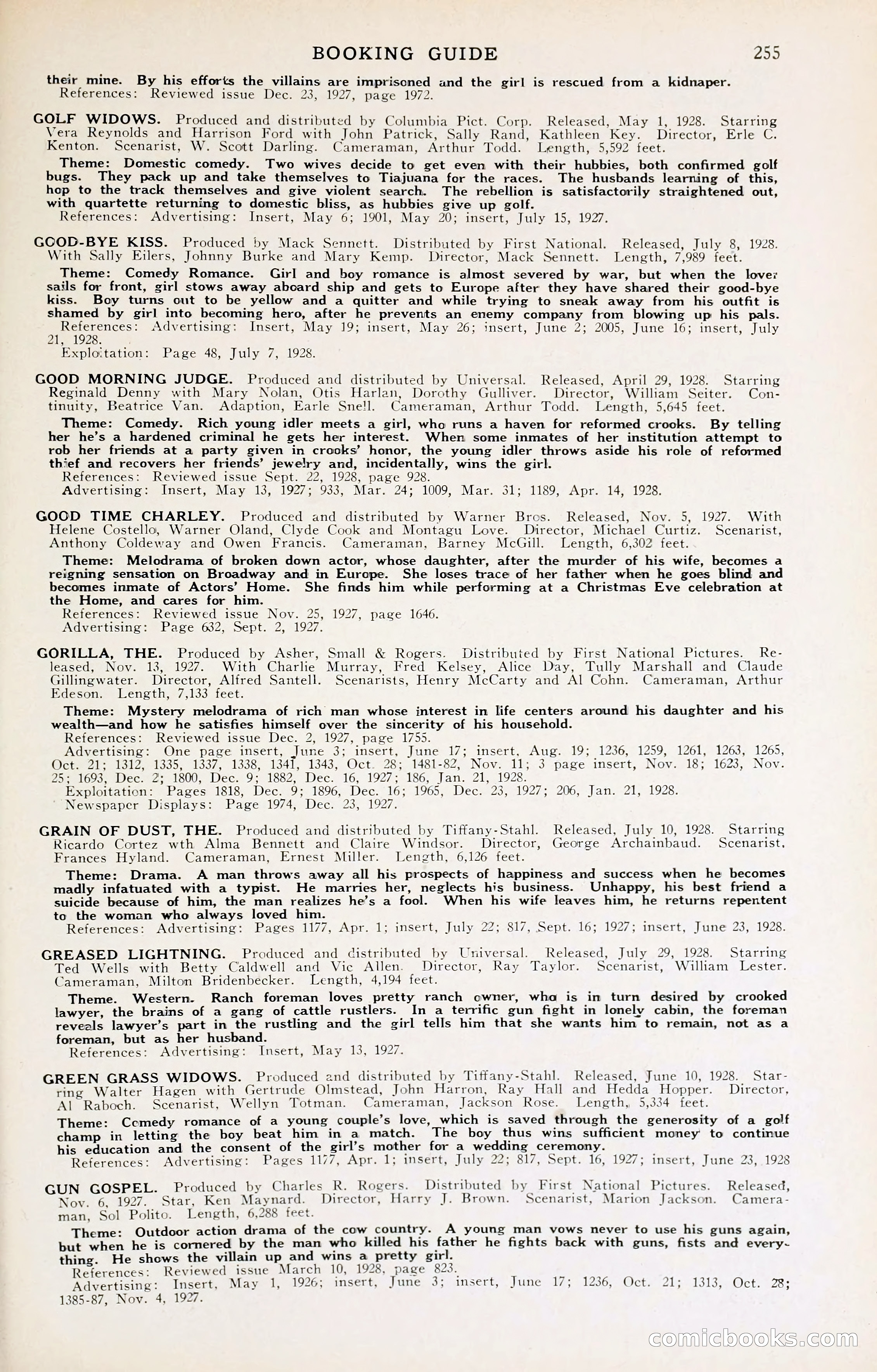 1929 Motion Picture News Blue Book — page 261 of 326