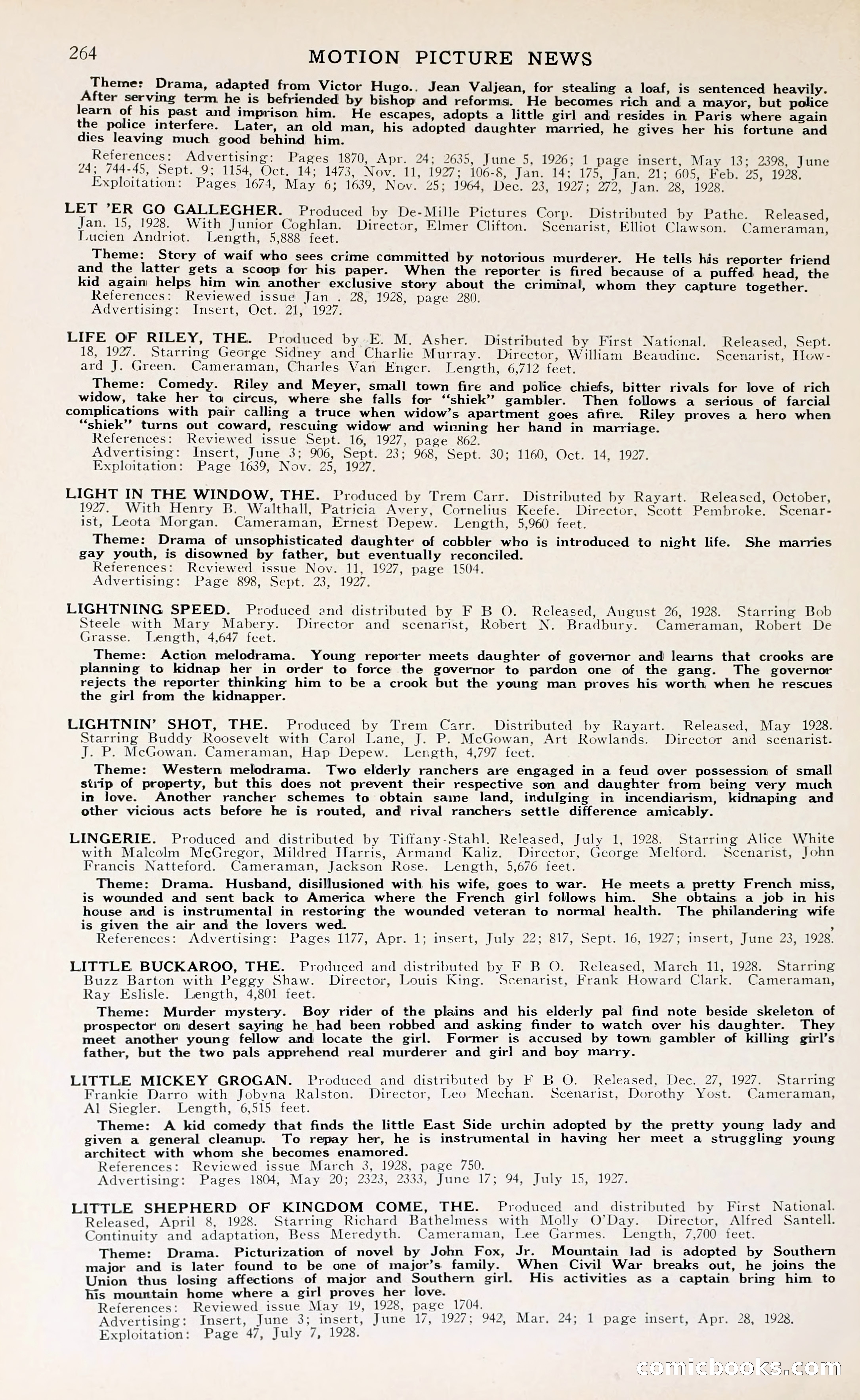 1929 Motion Picture News Blue Book — page 270 of 326