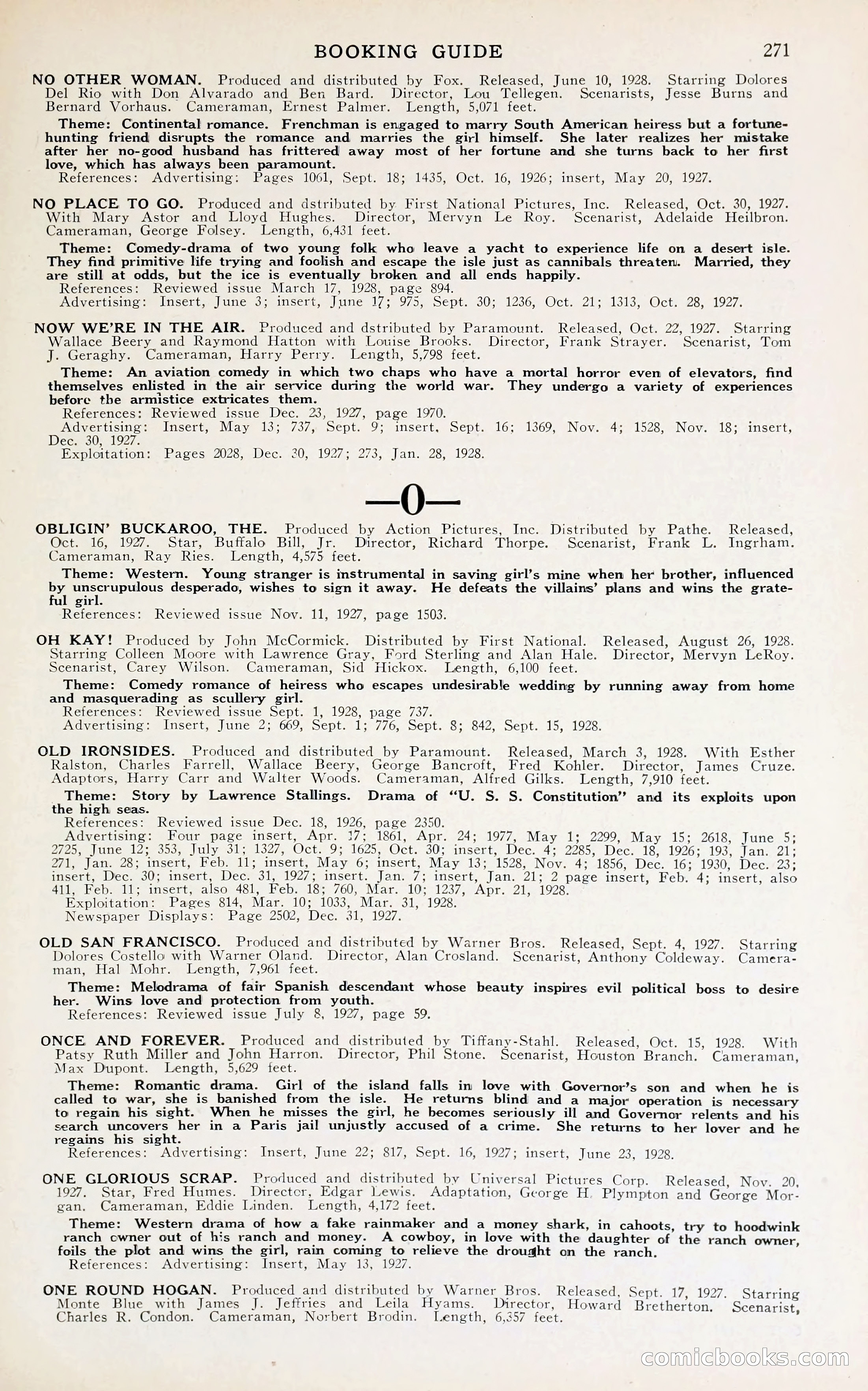 1929 Motion Picture News Blue Book — page 277 of 326
