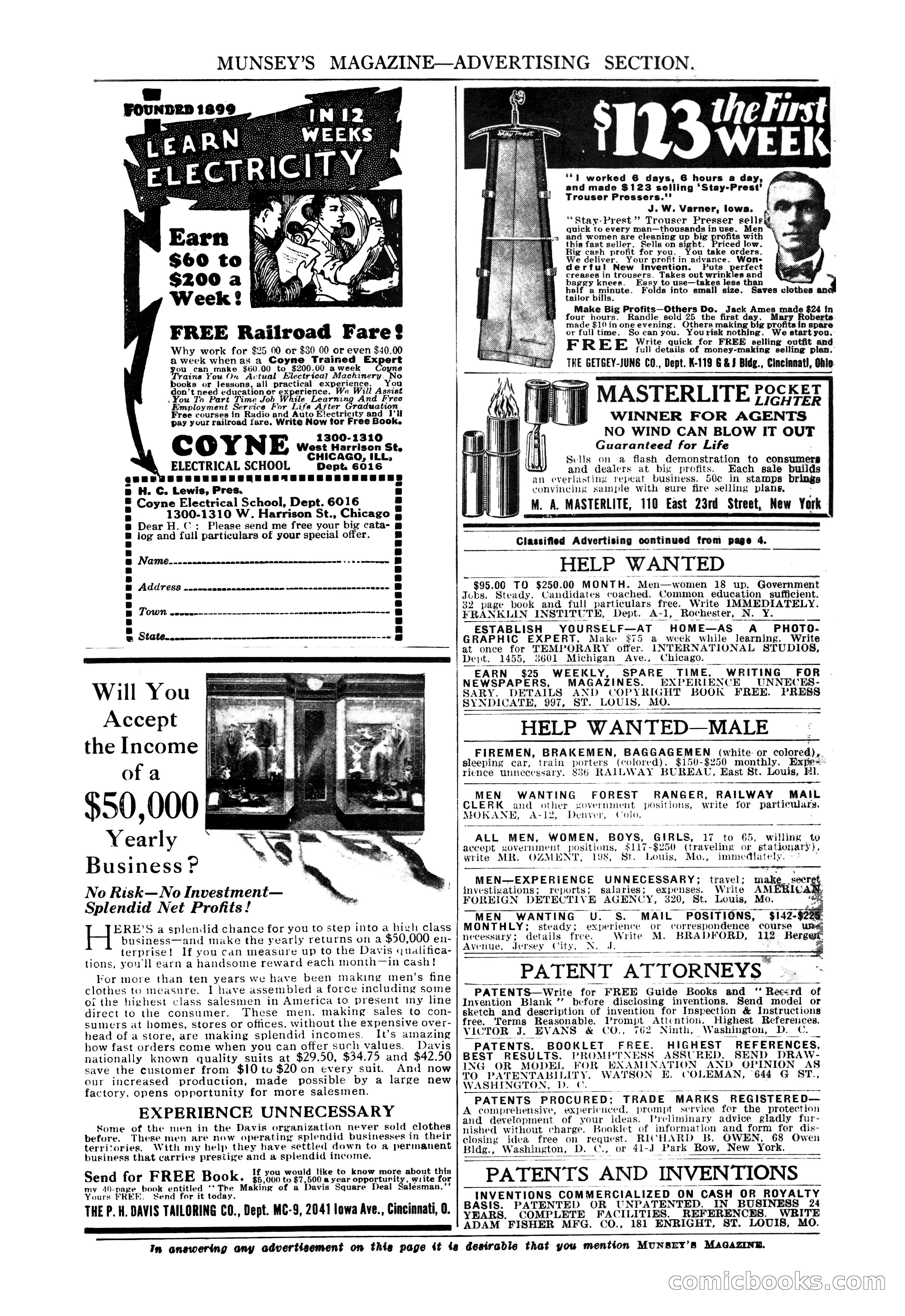 Munsey's Magazine, September 1926 — page 8 of 212