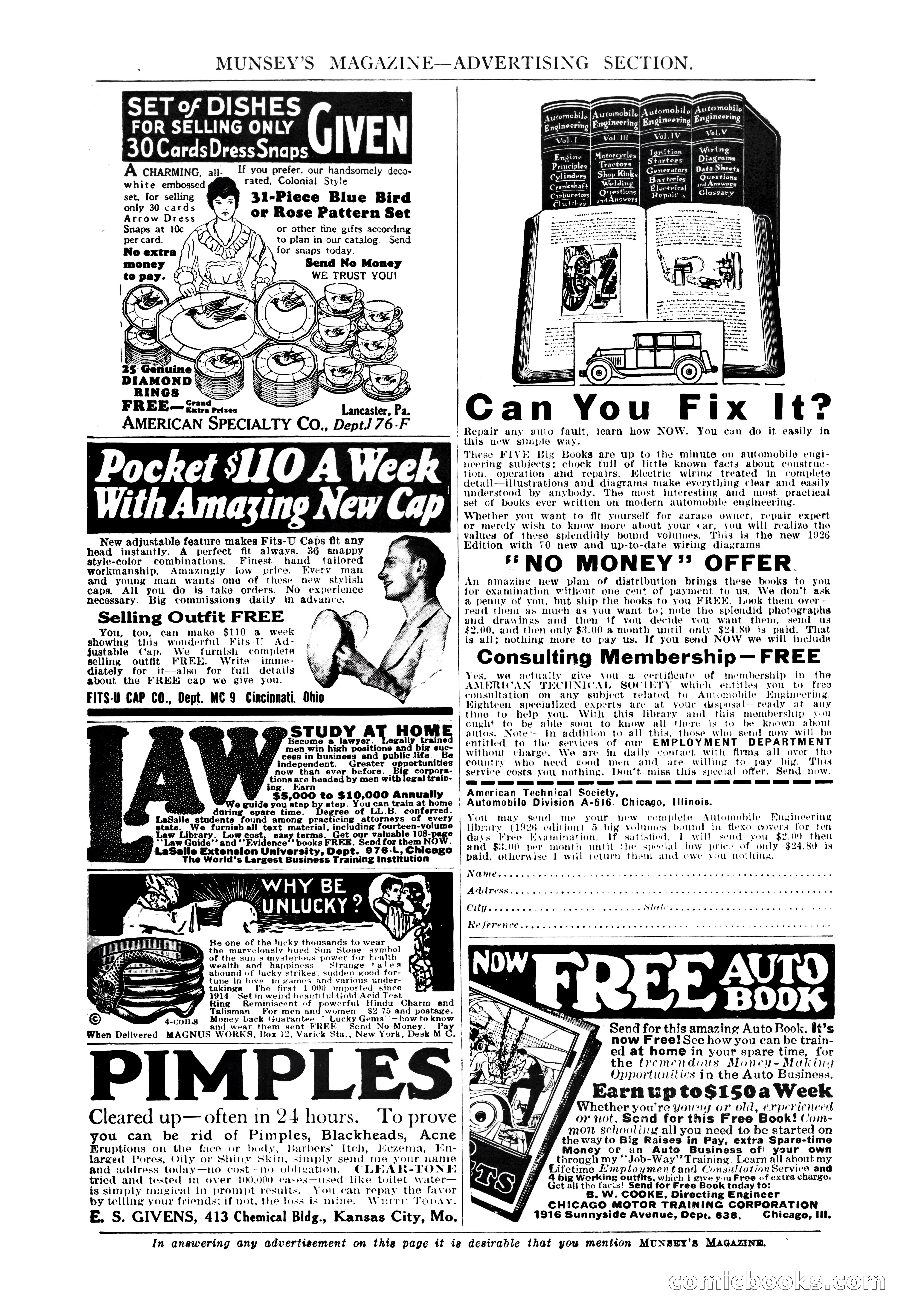 Munsey's Magazine, September 1926 — page 9 of 212