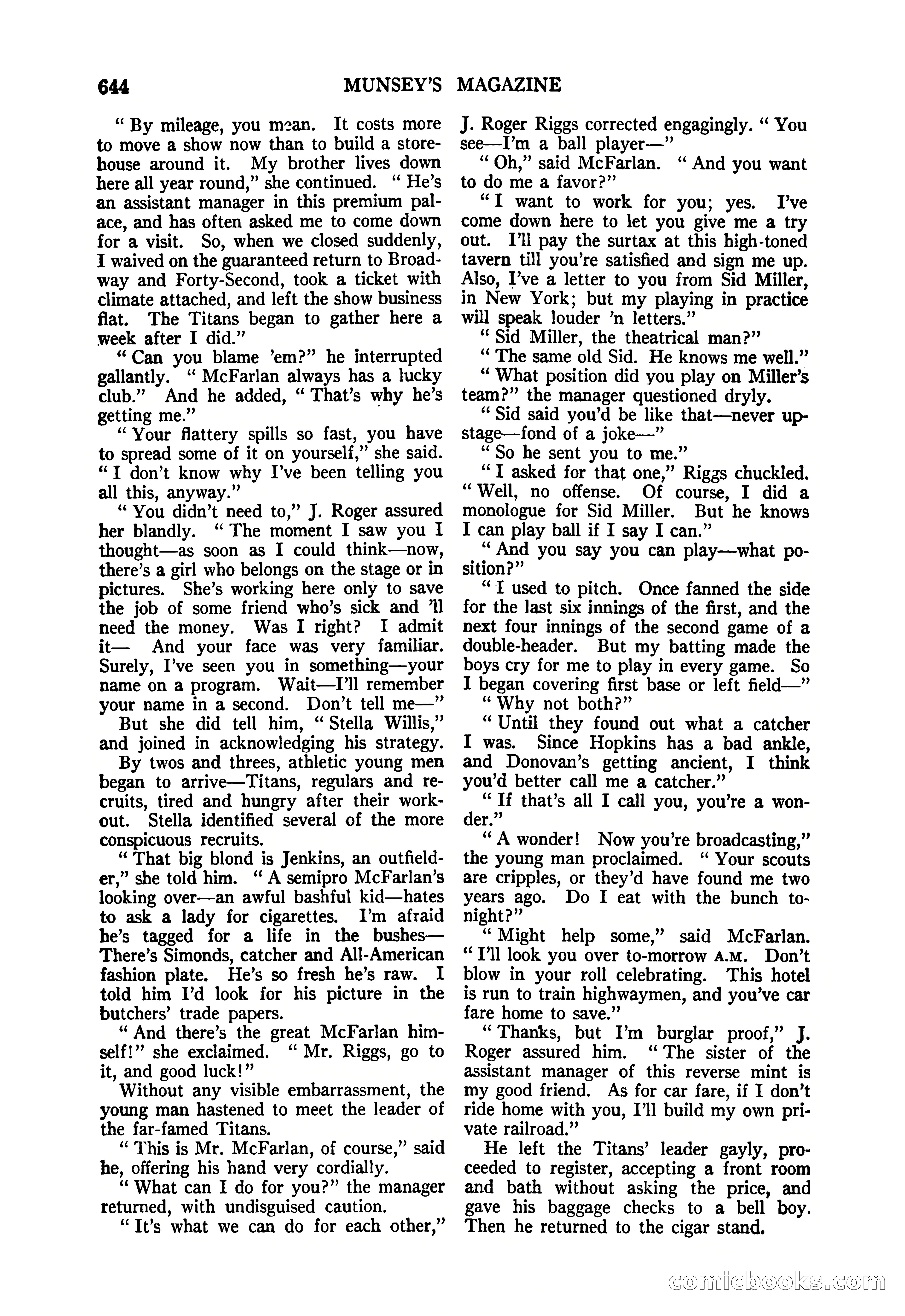 Munsey's Magazine, September 1926 — page 78 of 212