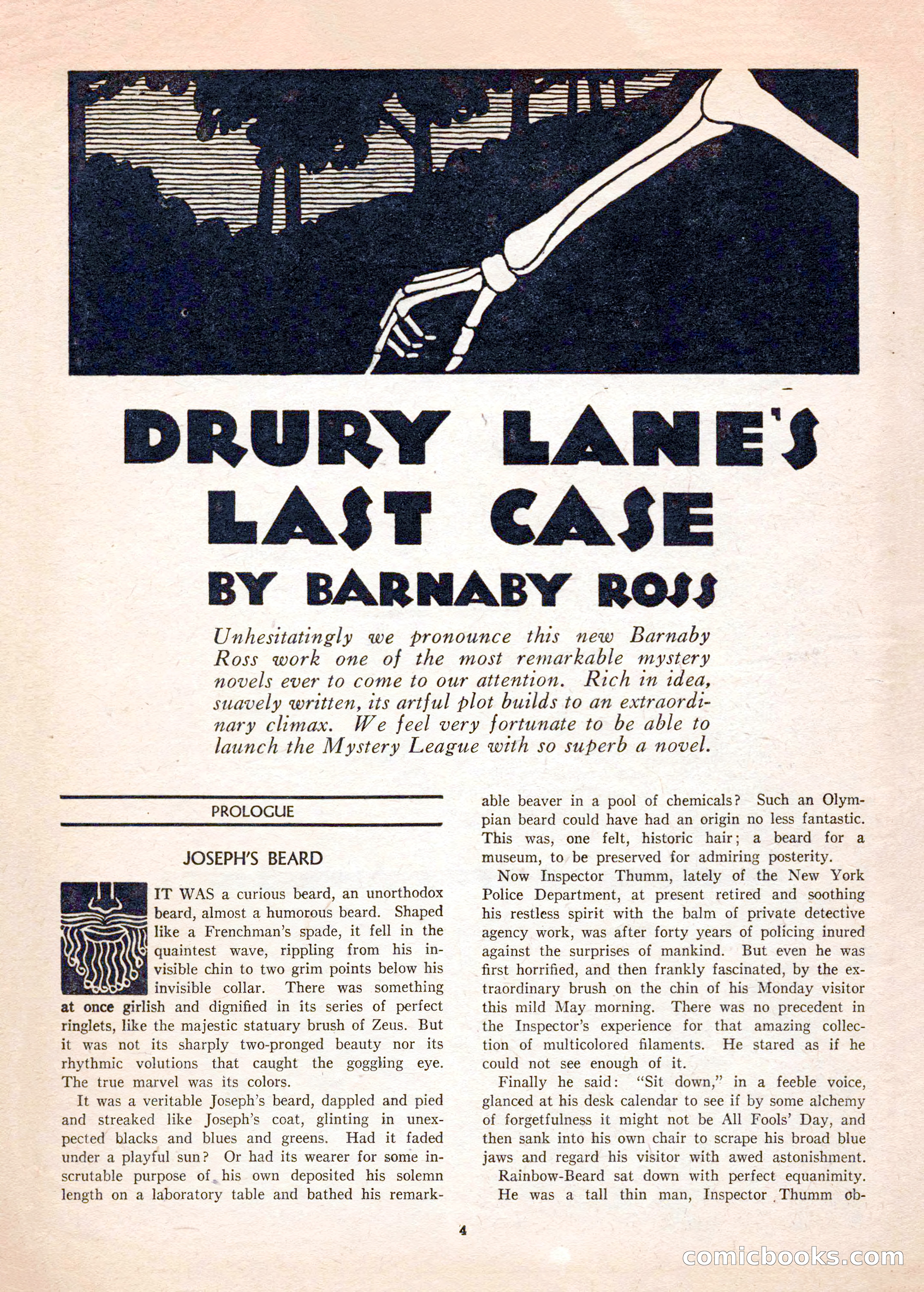 Mystery League, Vol. 1, No. 1 — page 6 of 164