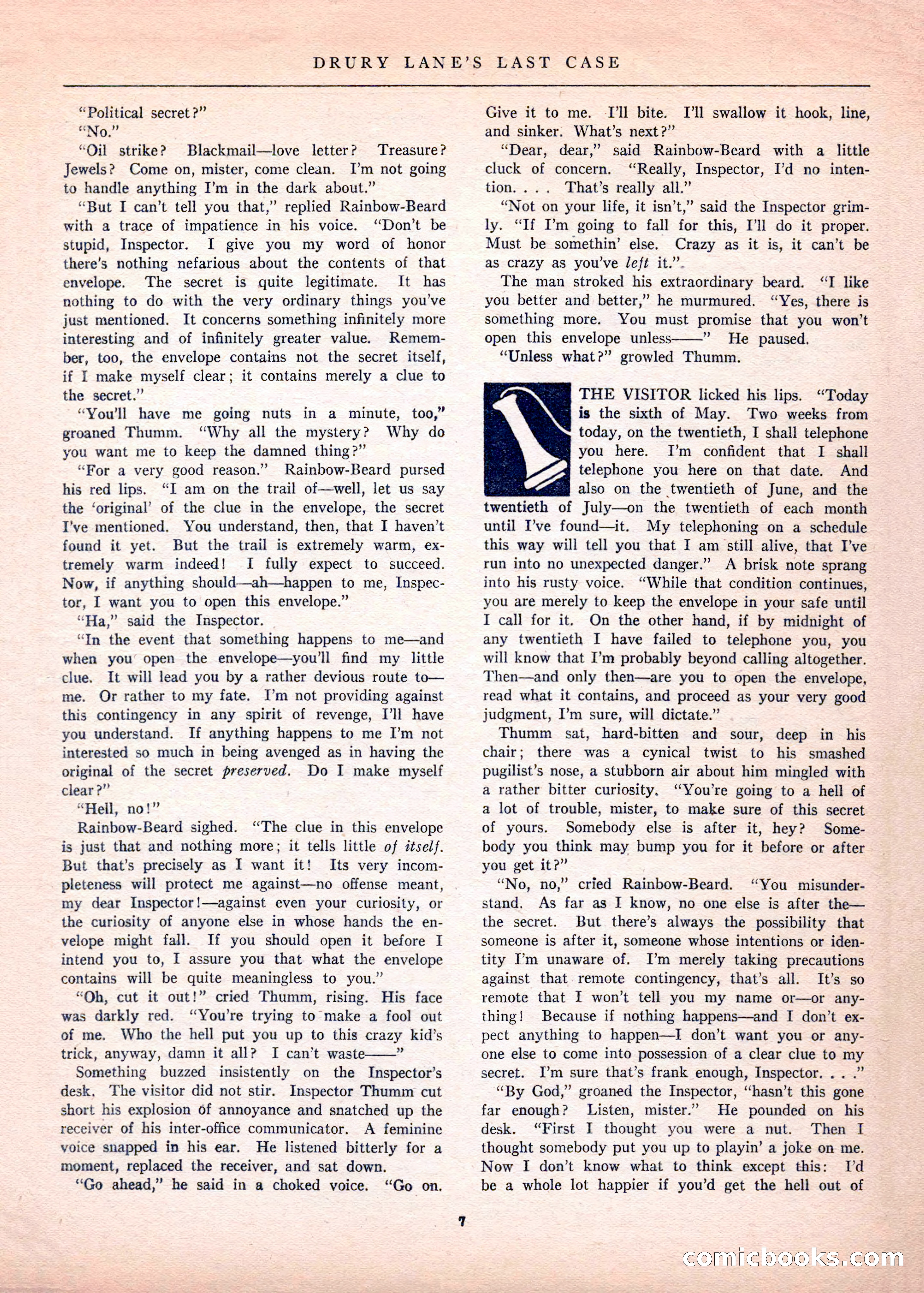 Mystery League, Vol. 1, No. 1 — page 9 of 164