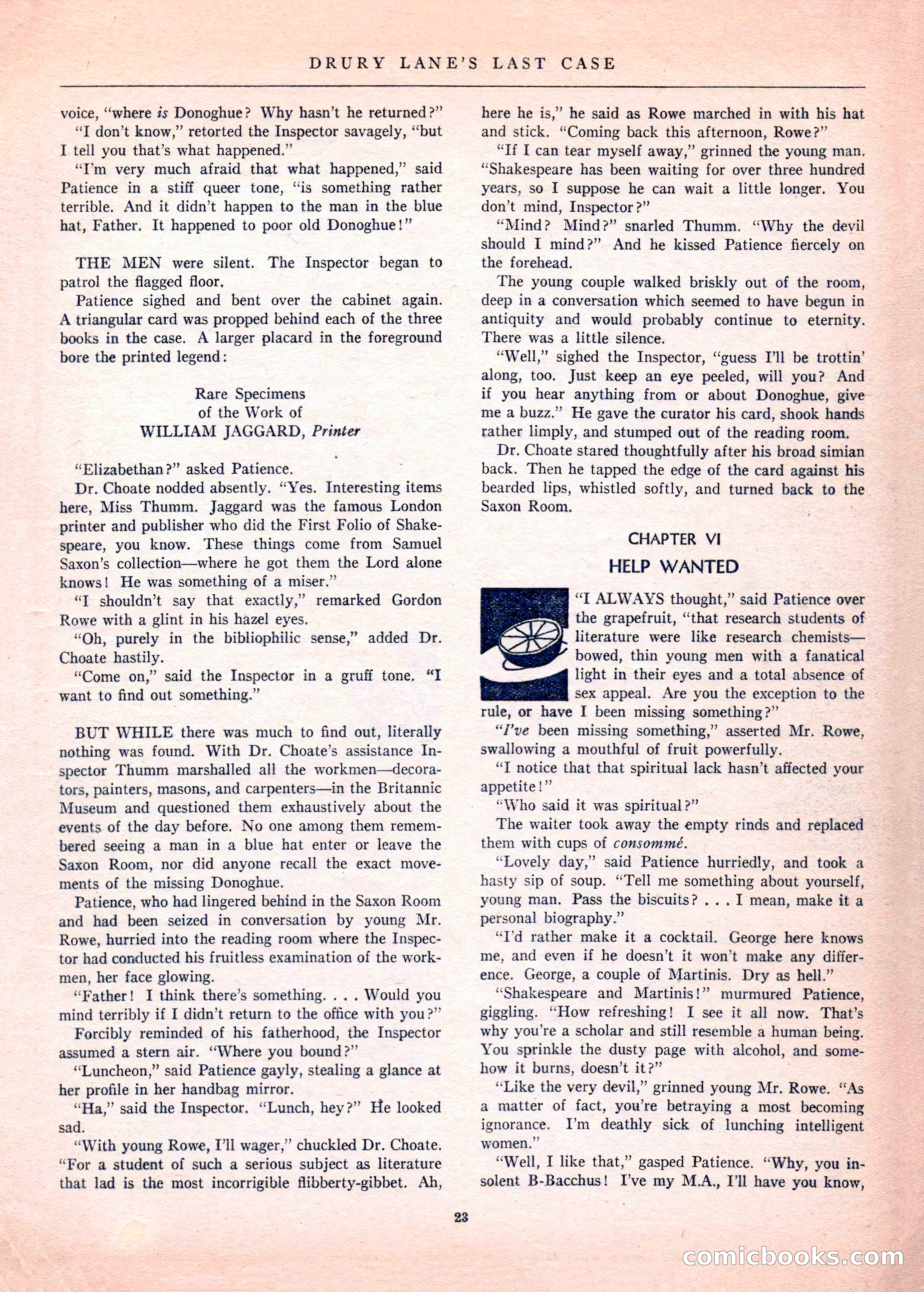 Mystery League, Vol. 1, No. 1 — page 25 of 164