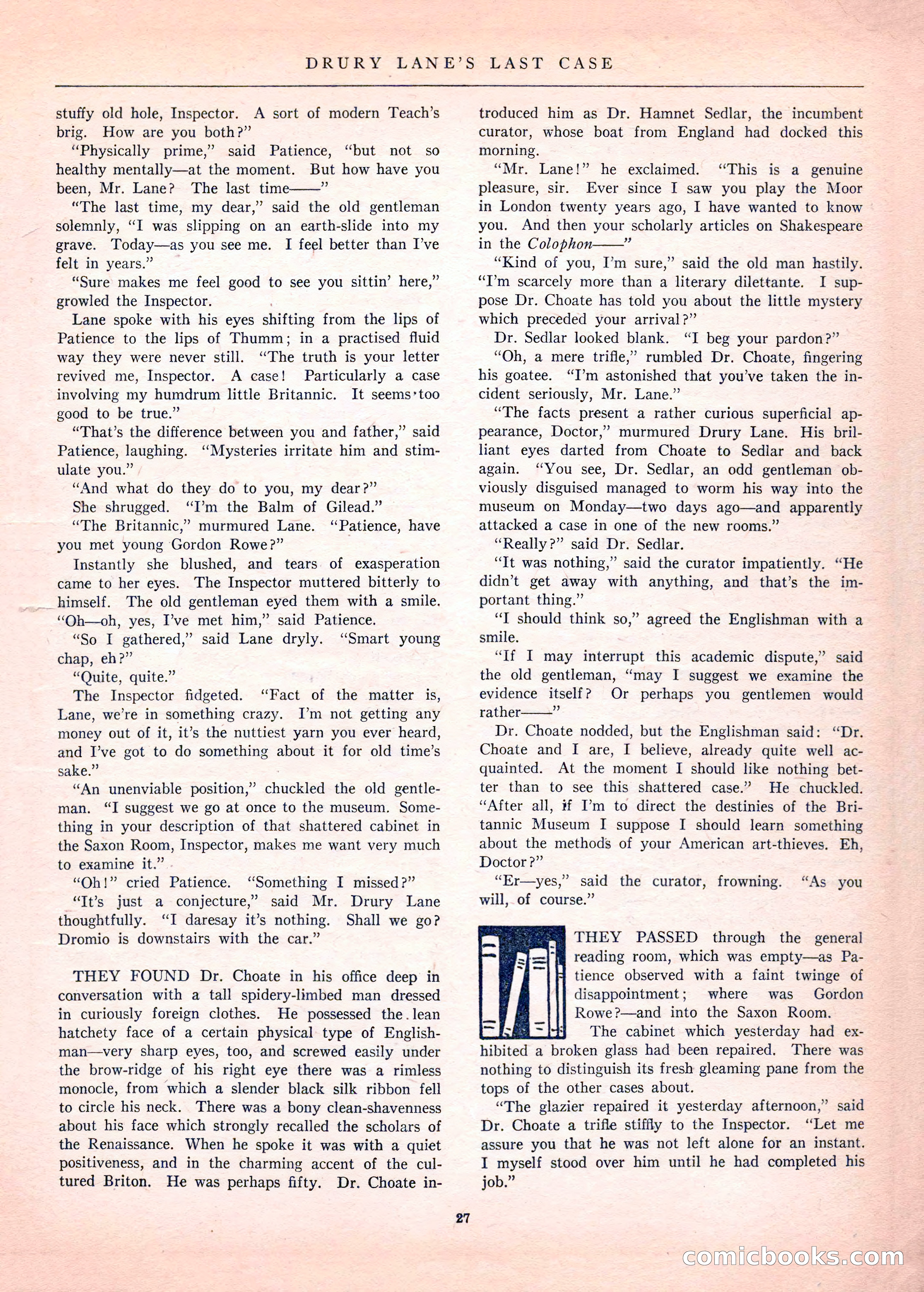 Mystery League, Vol. 1, No. 1 — page 29 of 164