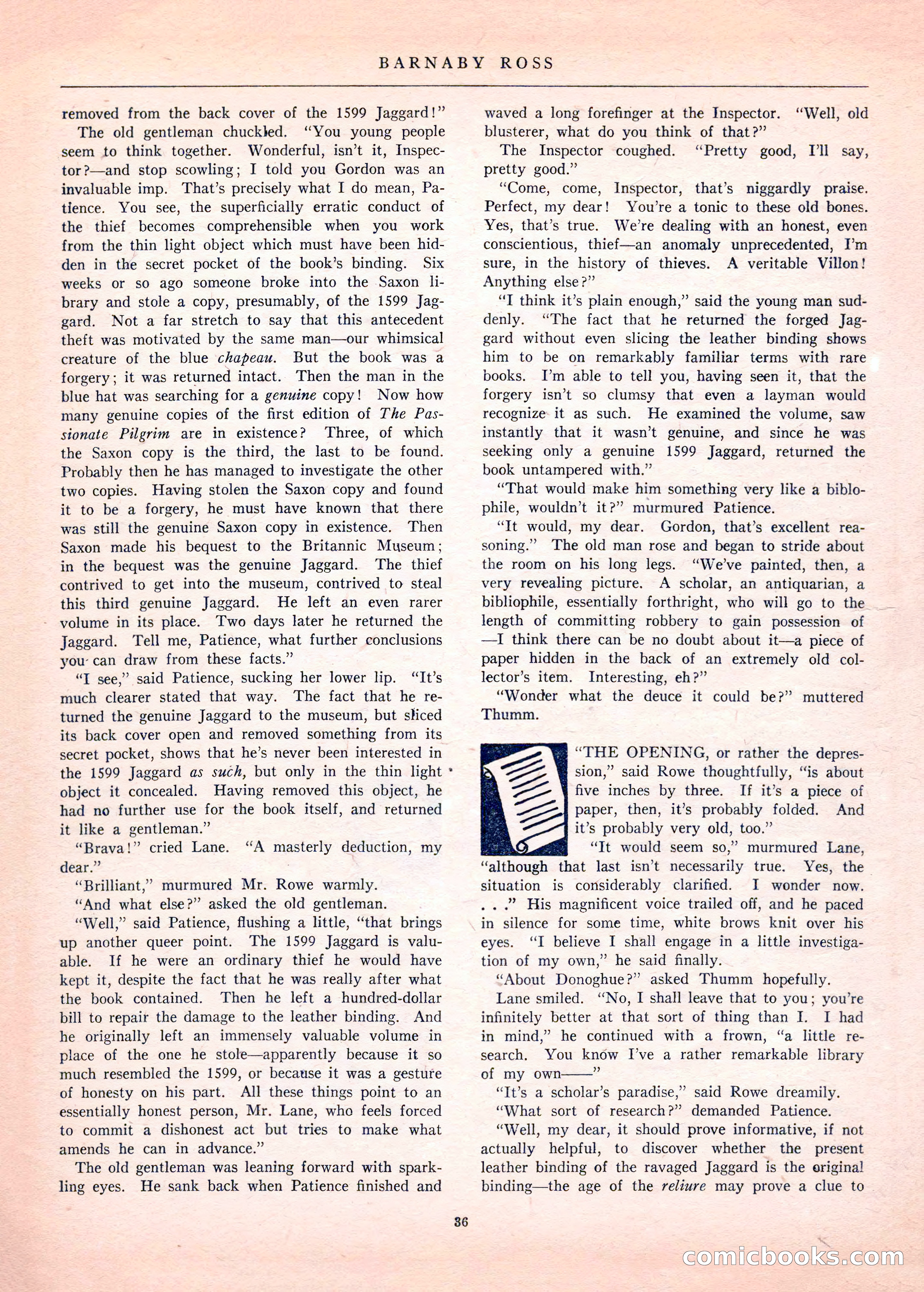 Mystery League, Vol. 1, No. 1 — page 38 of 164