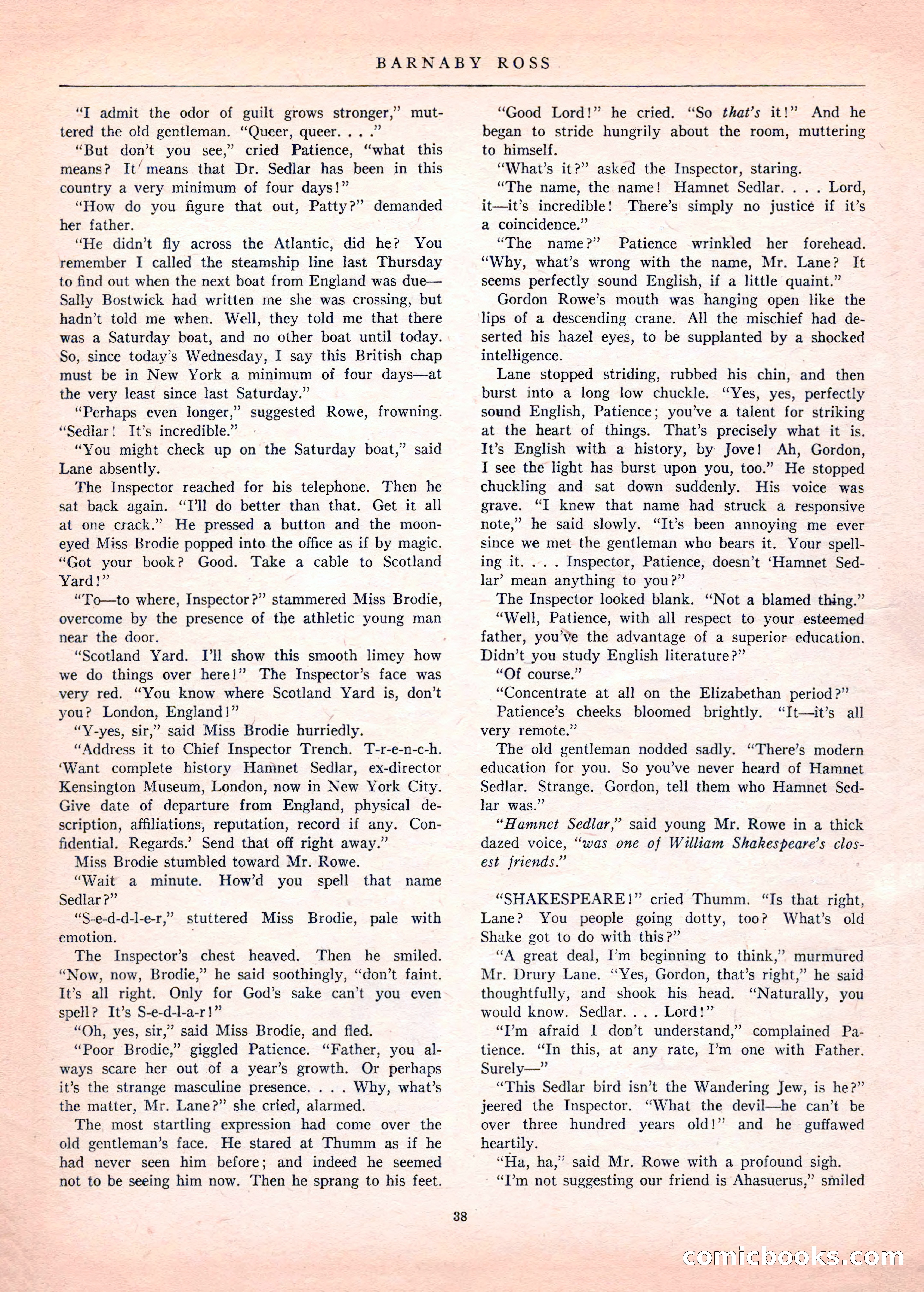 Mystery League, Vol. 1, No. 1 — page 40 of 164