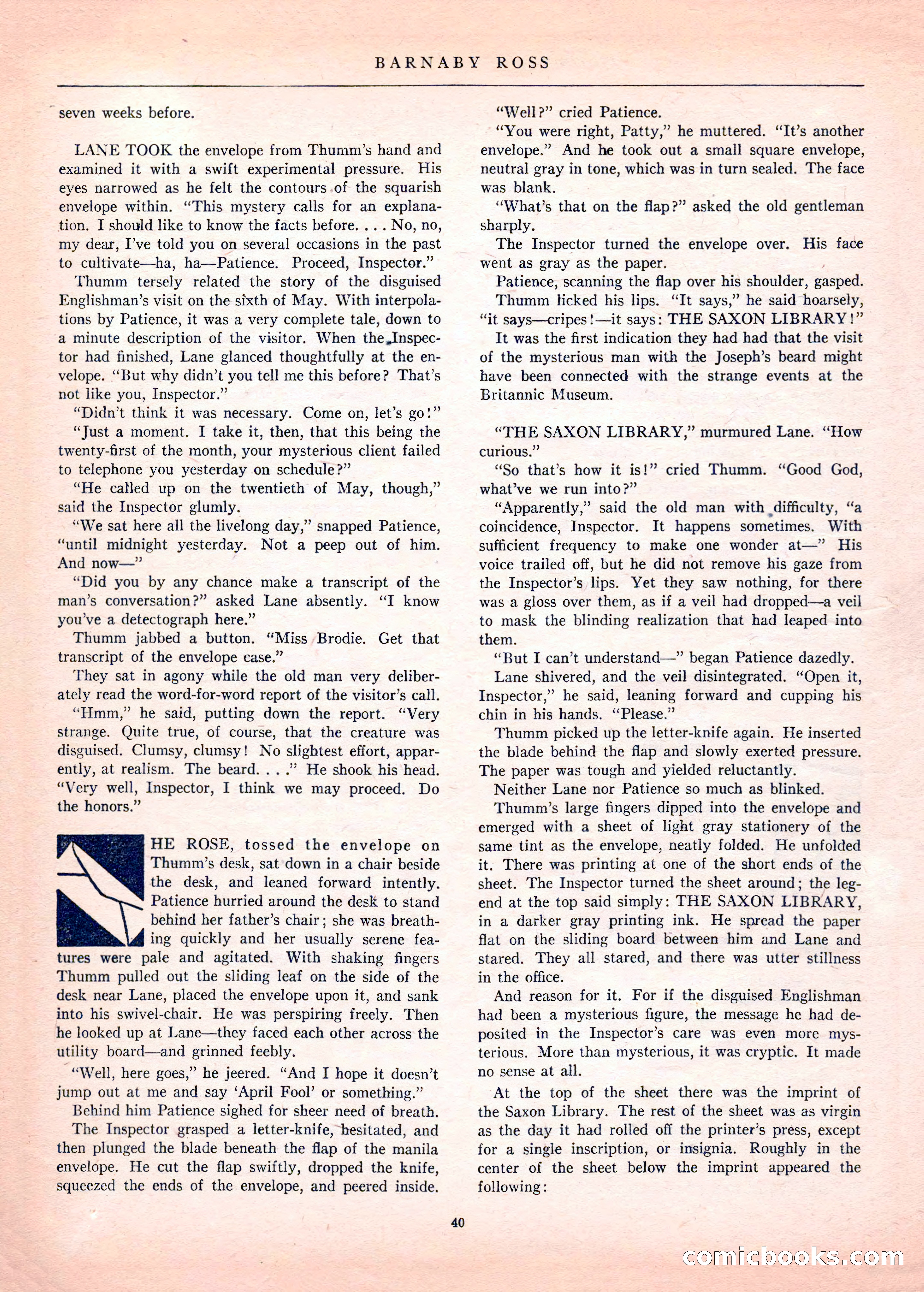 Mystery League, Vol. 1, No. 1 — page 42 of 164