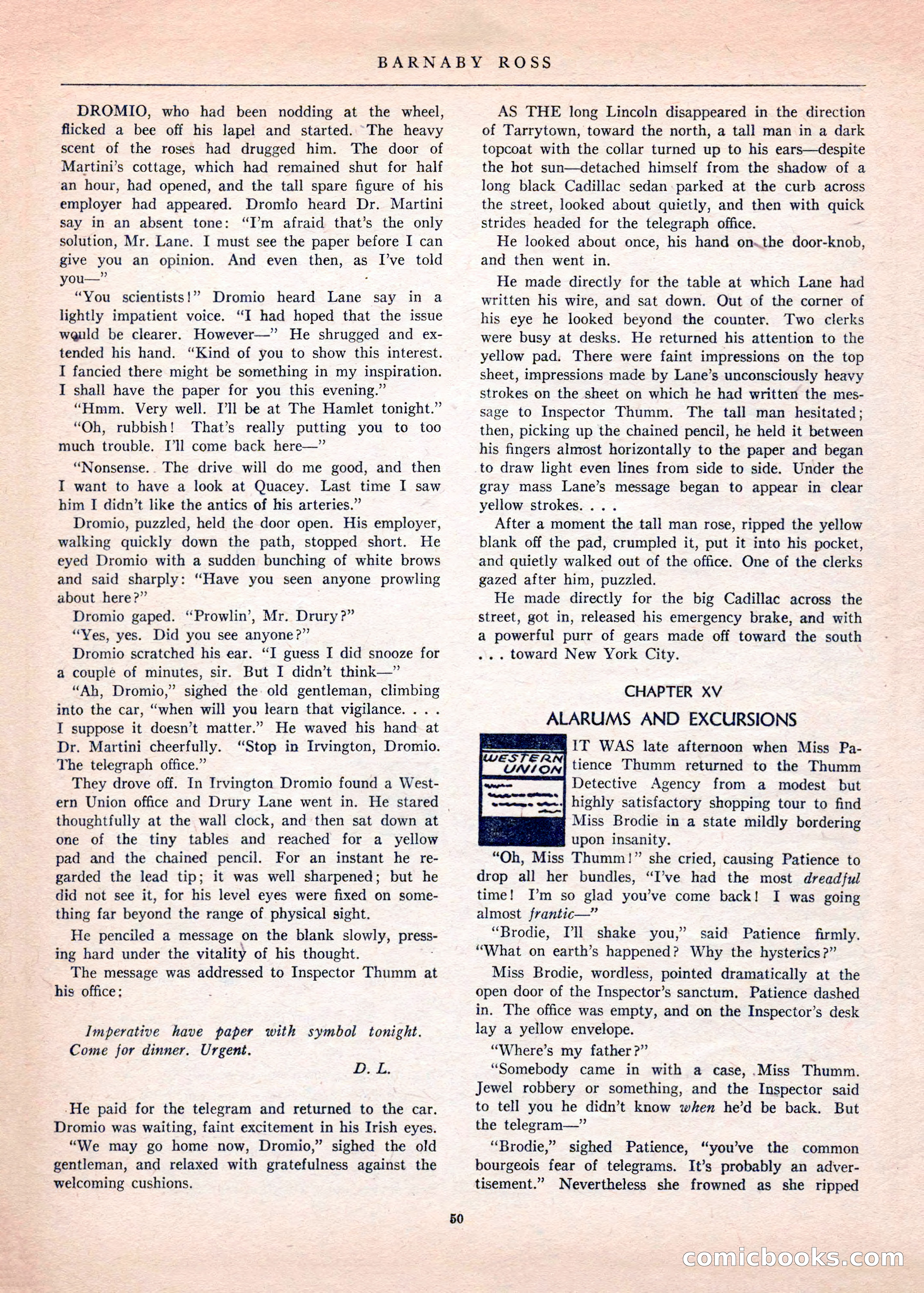 Mystery League, Vol. 1, No. 1 — page 52 of 164