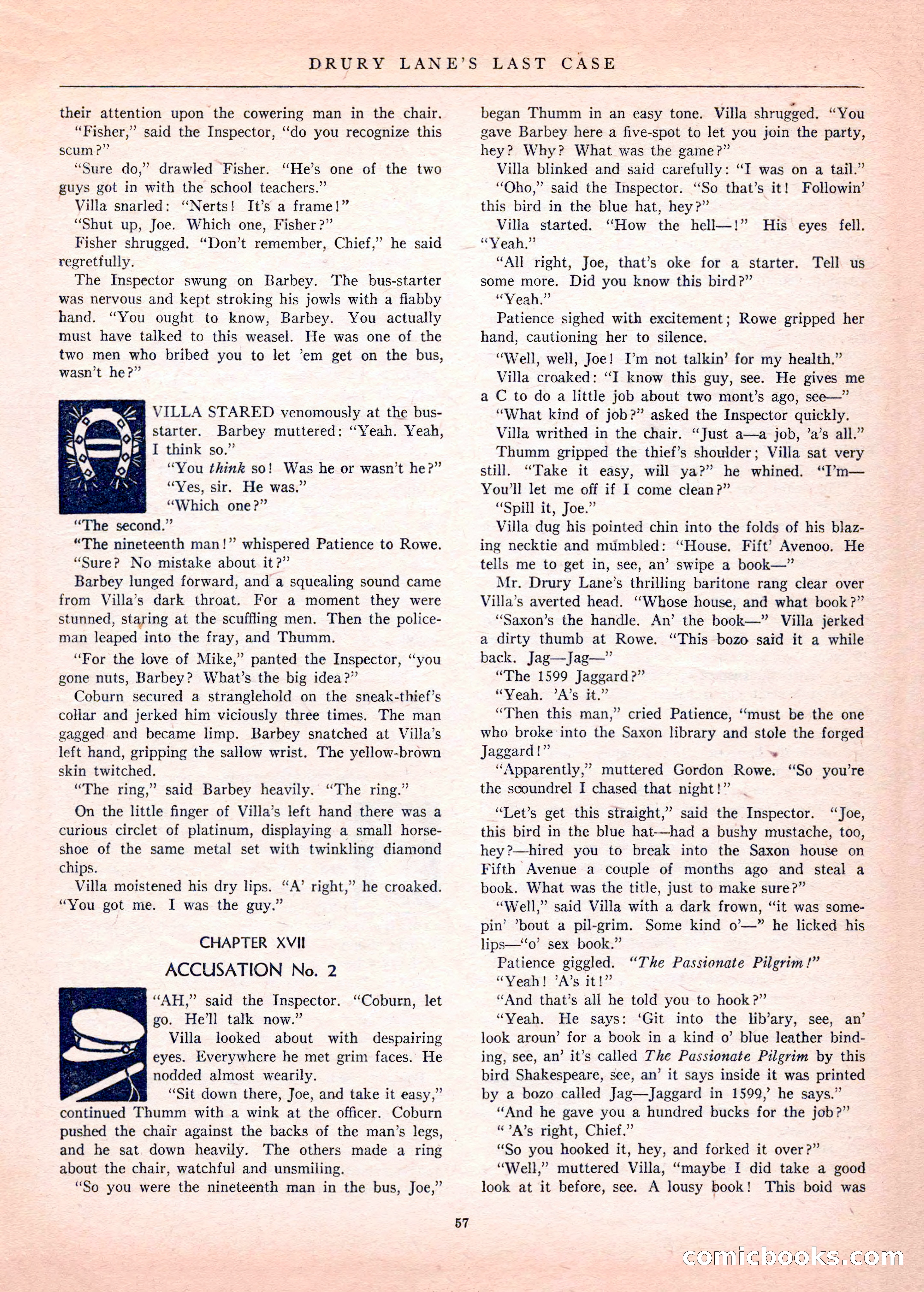 Mystery League, Vol. 1, No. 1 — page 59 of 164
