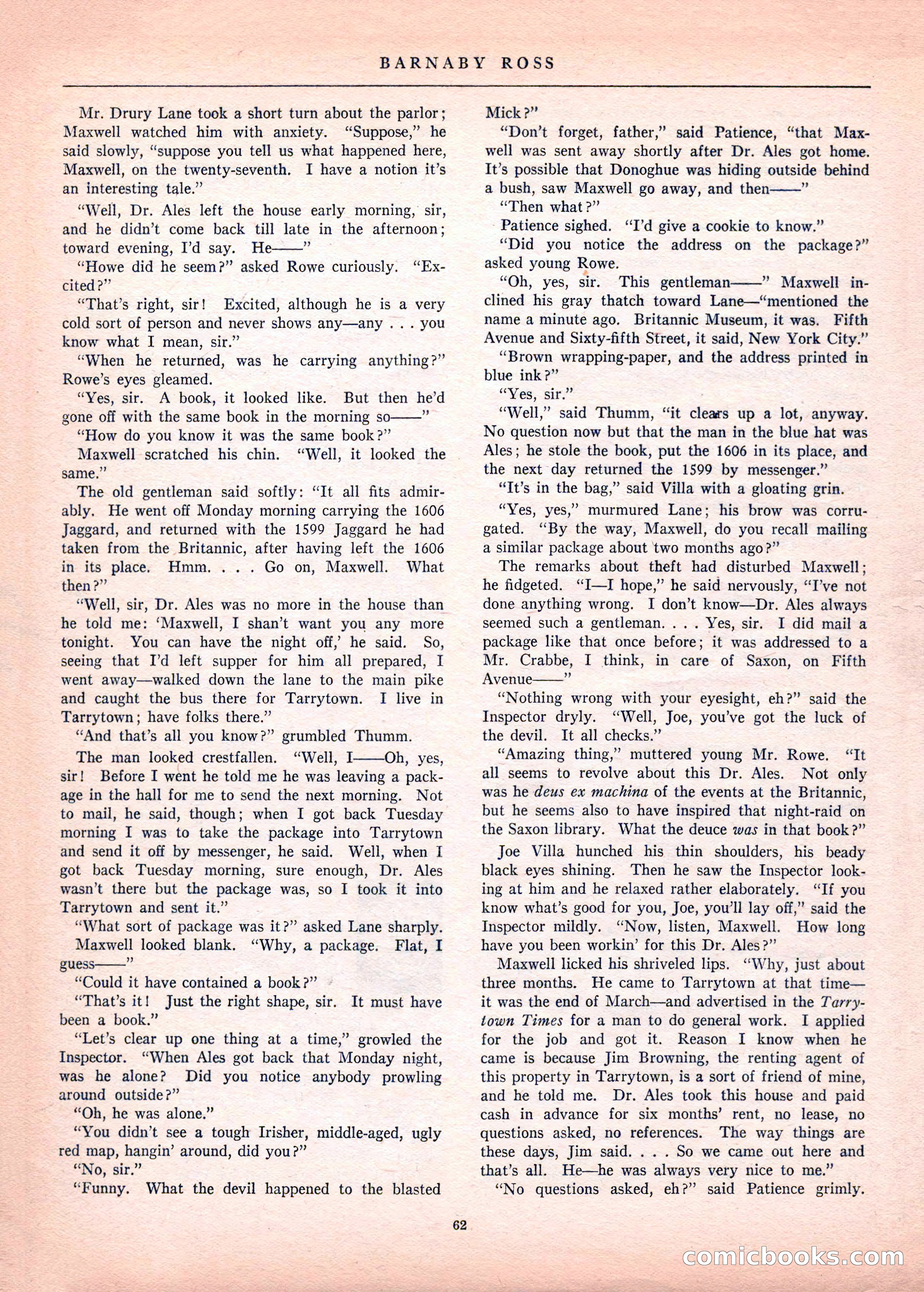 Mystery League, Vol. 1, No. 1 — page 64 of 164