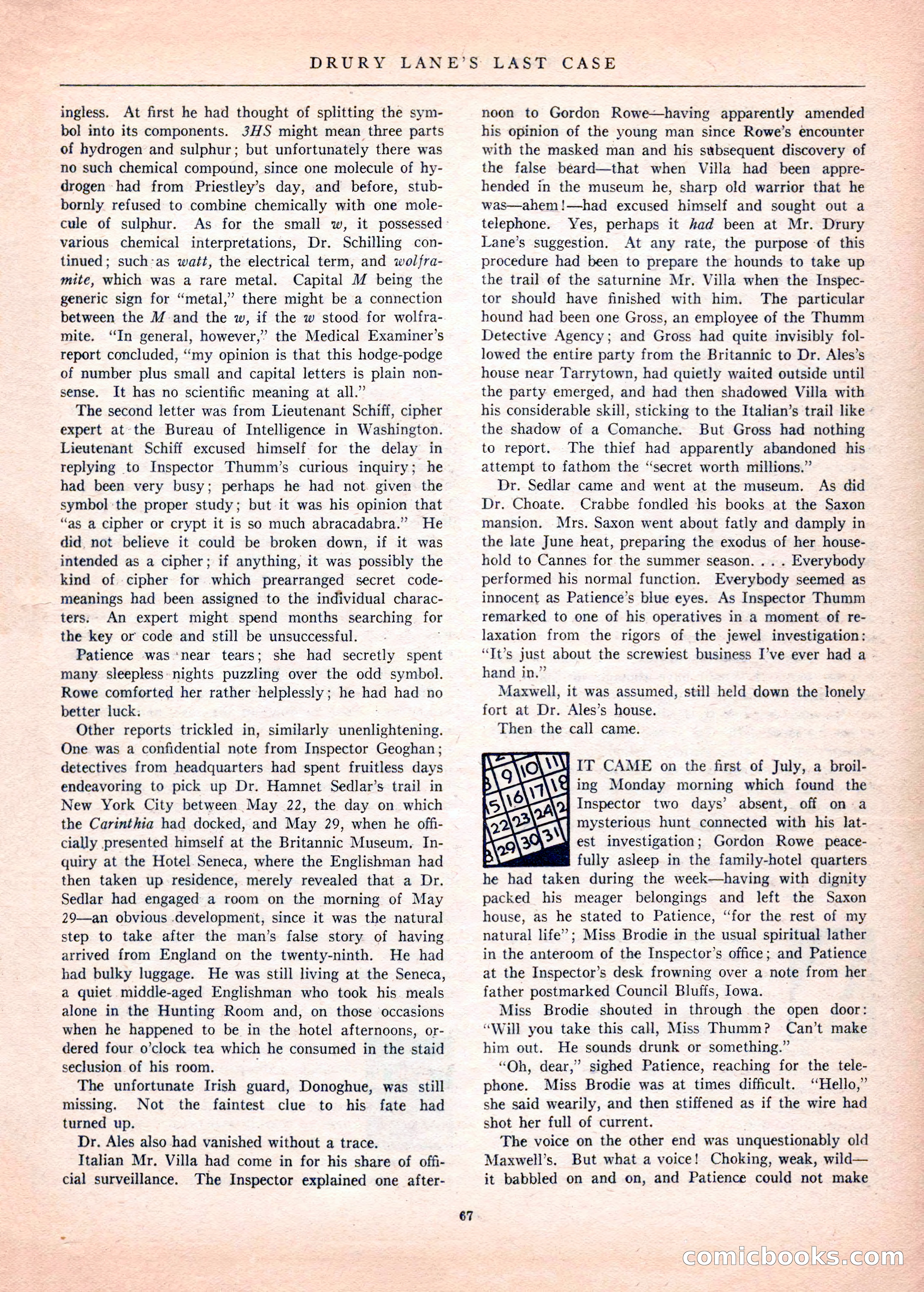 Mystery League, Vol. 1, No. 1 — page 69 of 164